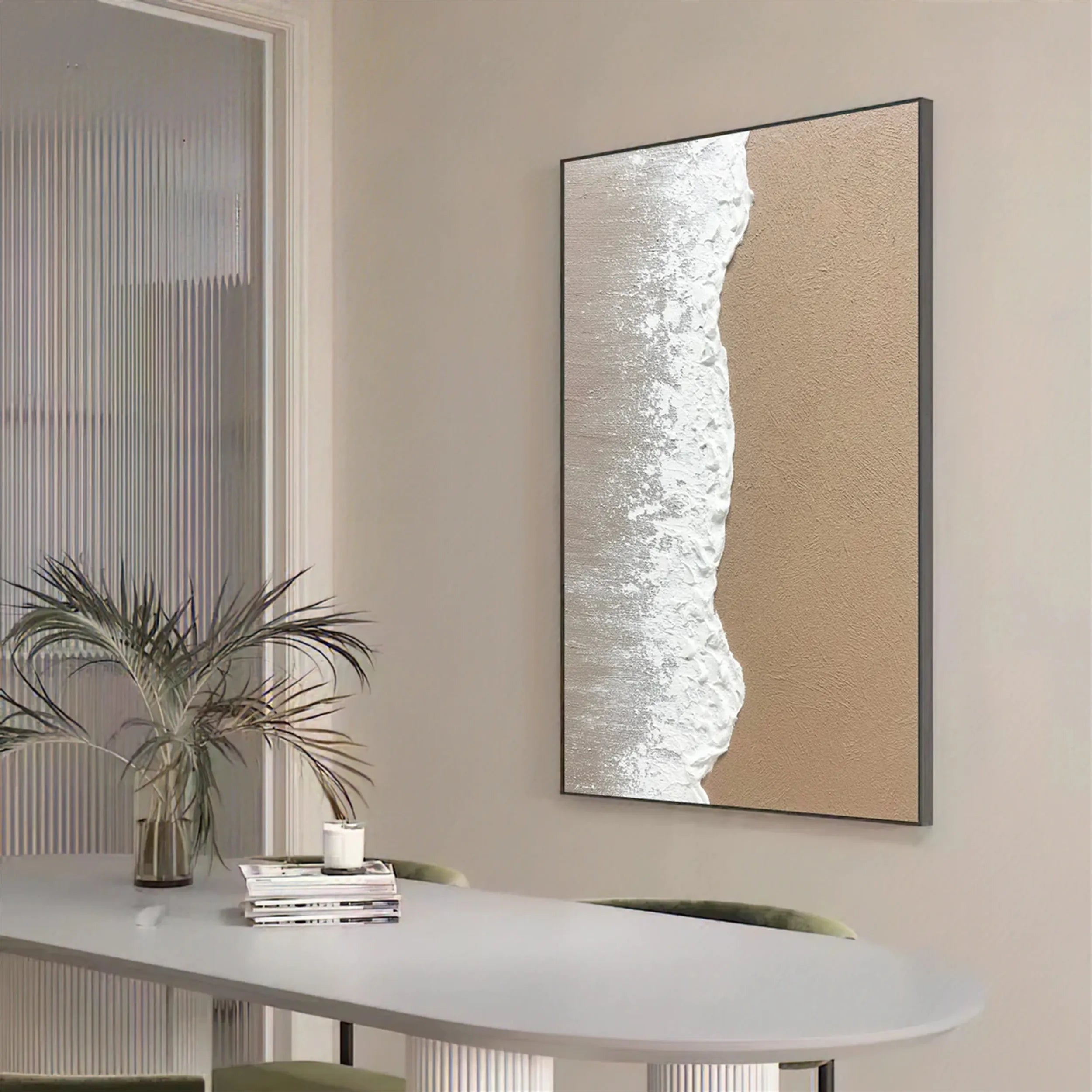 Plaster Art Minimalist Textured Painting #MM185