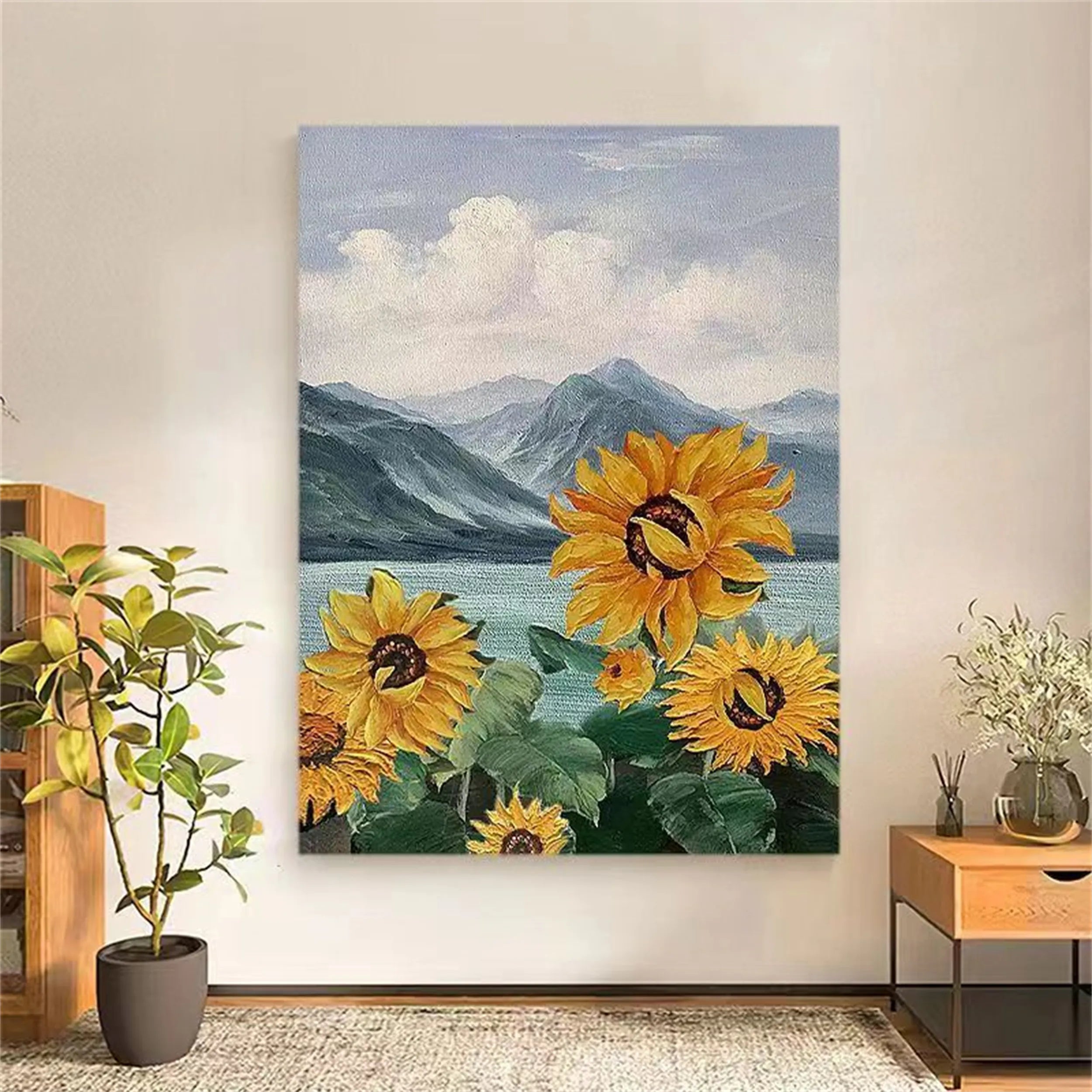 Flower And Tree Painting #FT 089