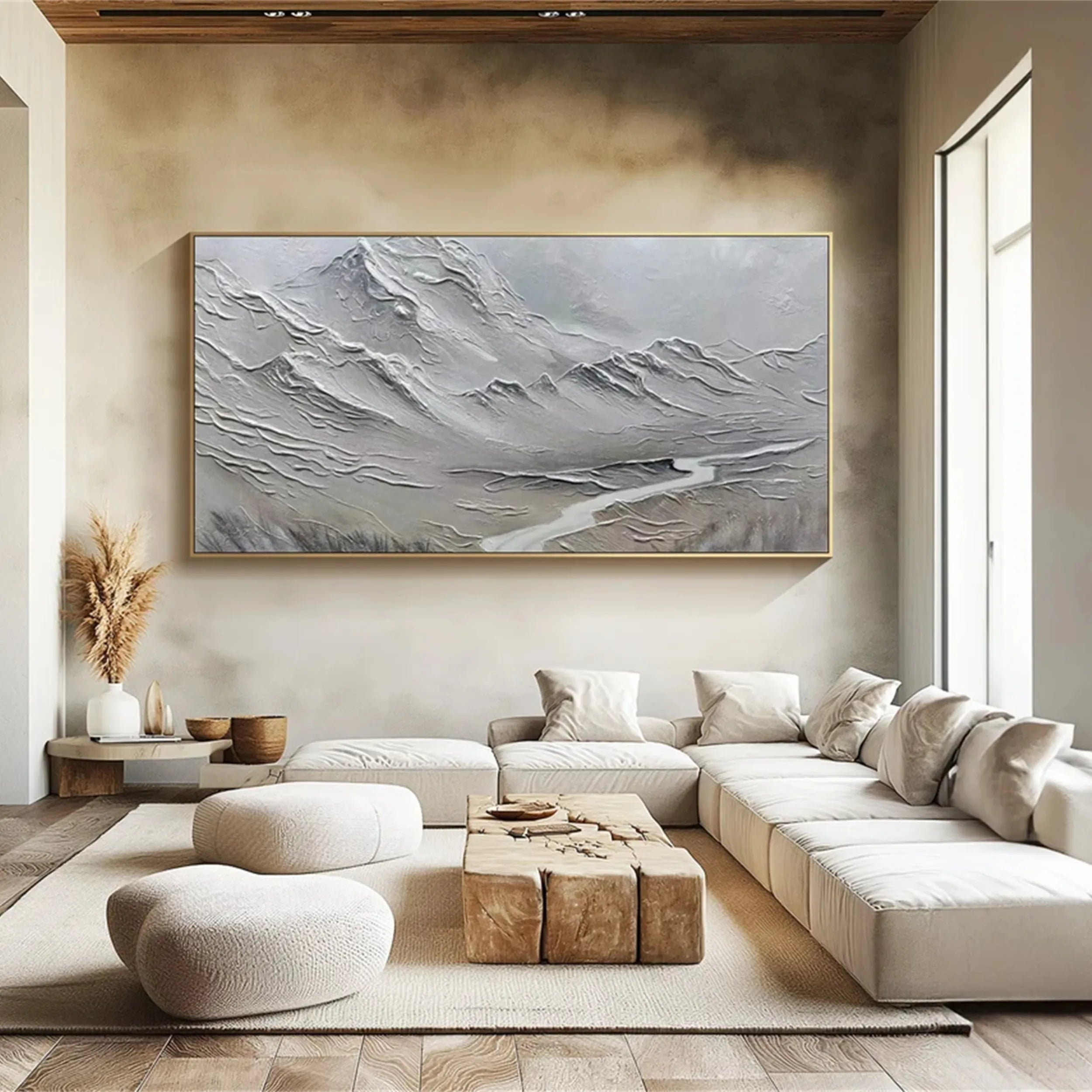 Plaster Art Minimalist Textured Painting #MM241