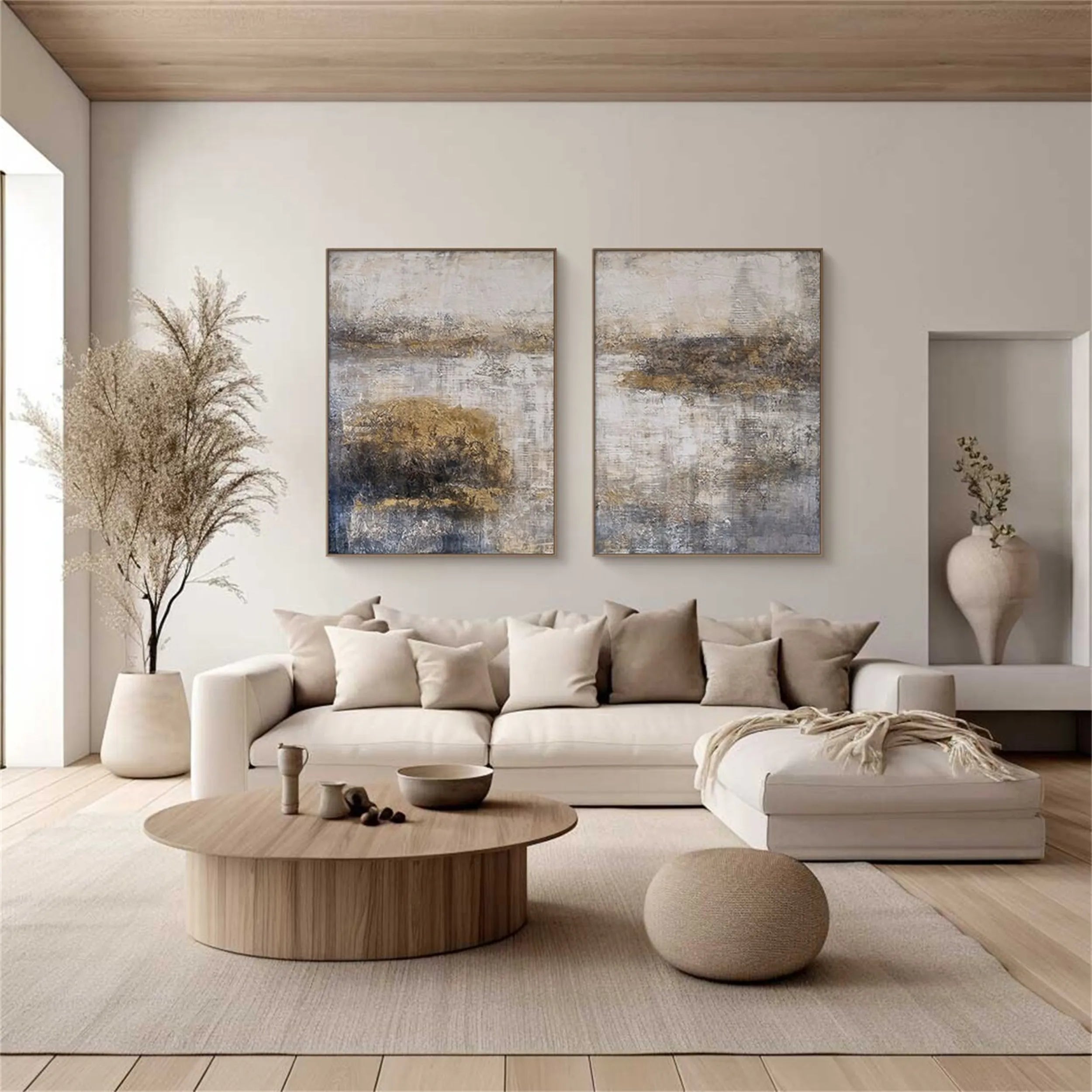 Abstract Painting Set of 2 #AB 108