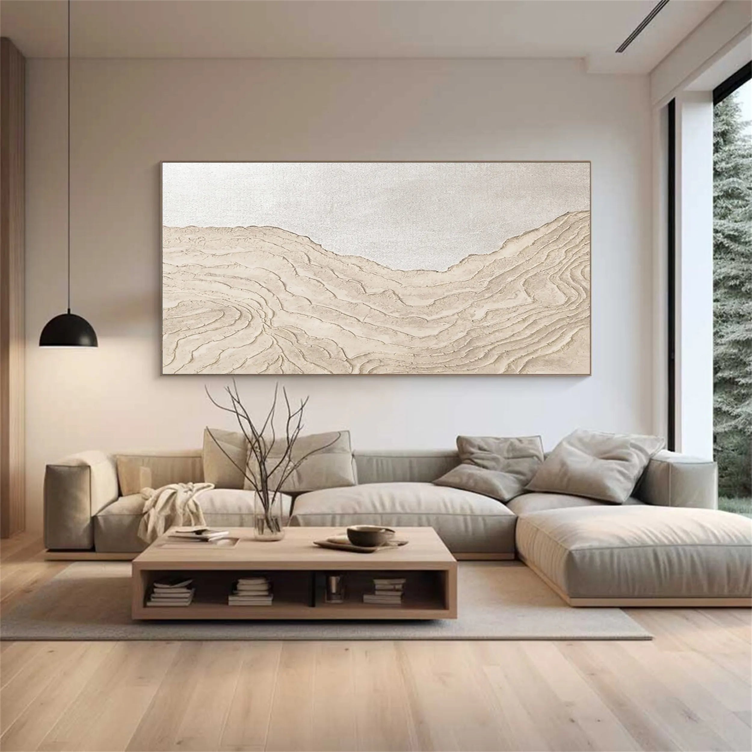 Plaster Art Minimalist Textured Painting #MM194