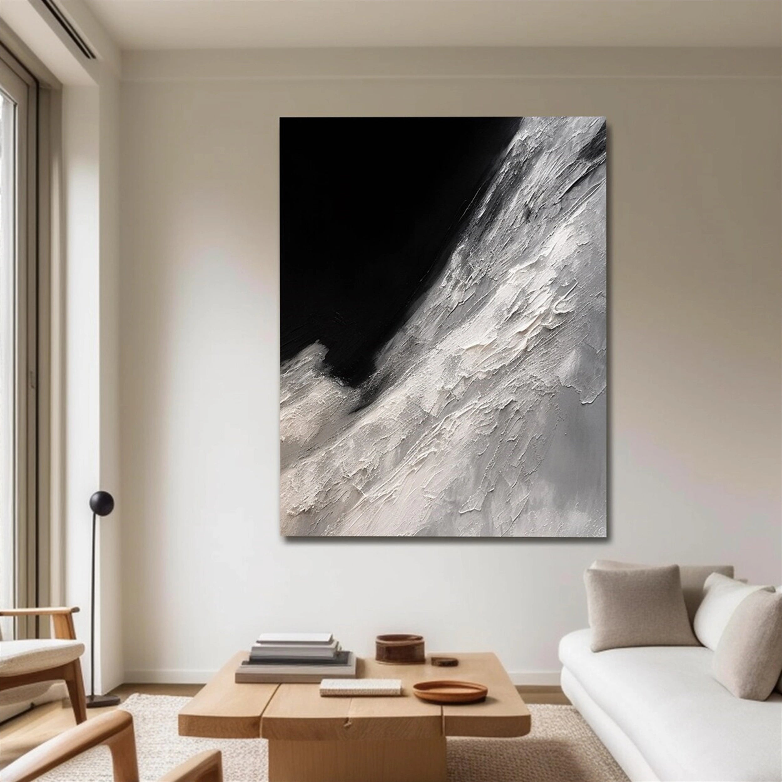 Minimalistic Balance Canvas Painting #MM156
