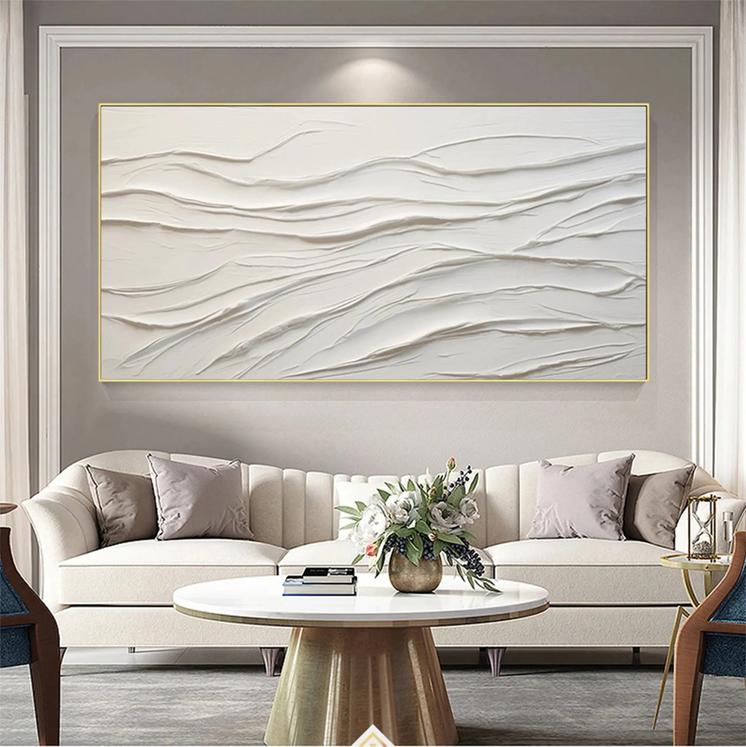 Plaster Art Minimalist Textured Painting #MM174