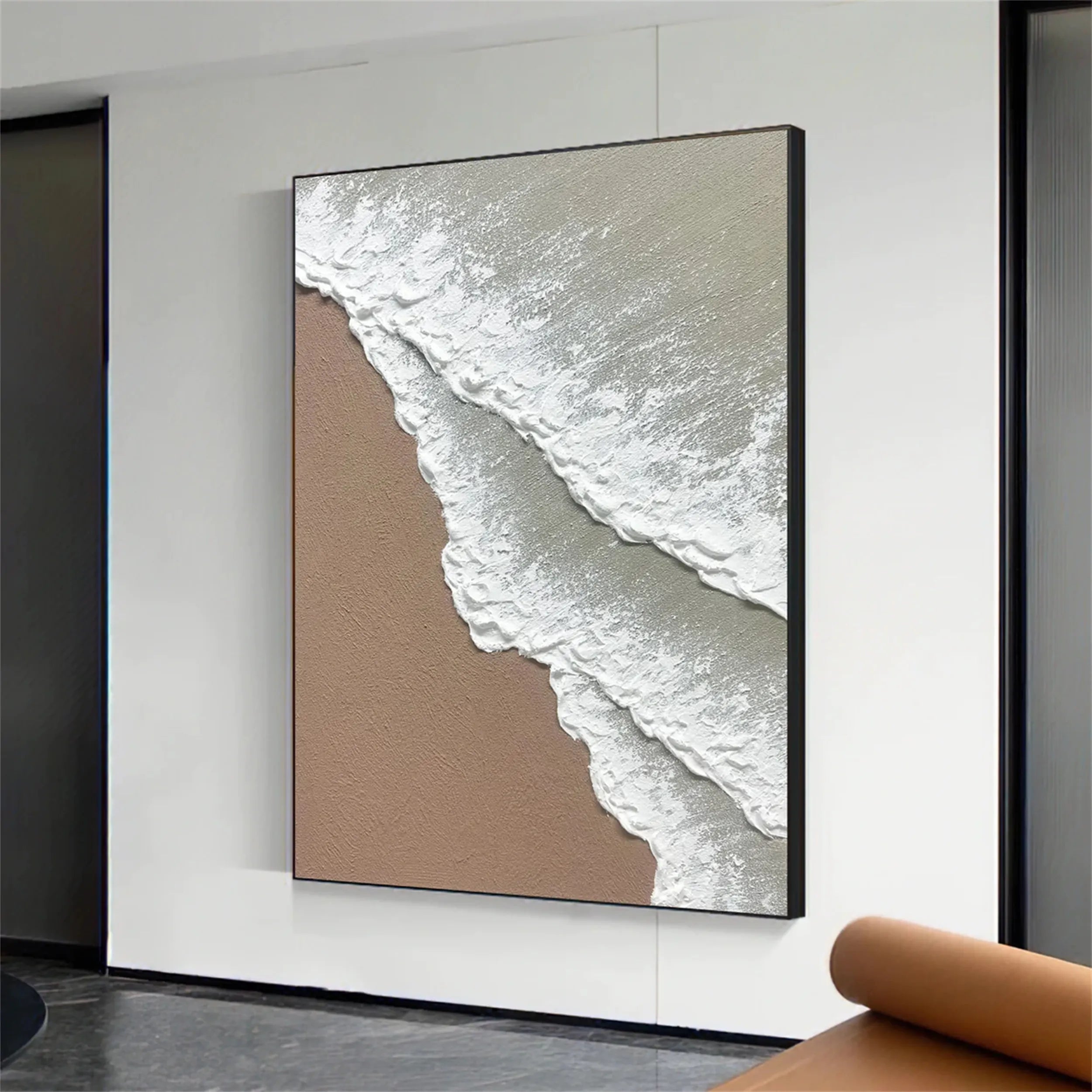 Plaster Art Minimalist Textured Painting #MM186