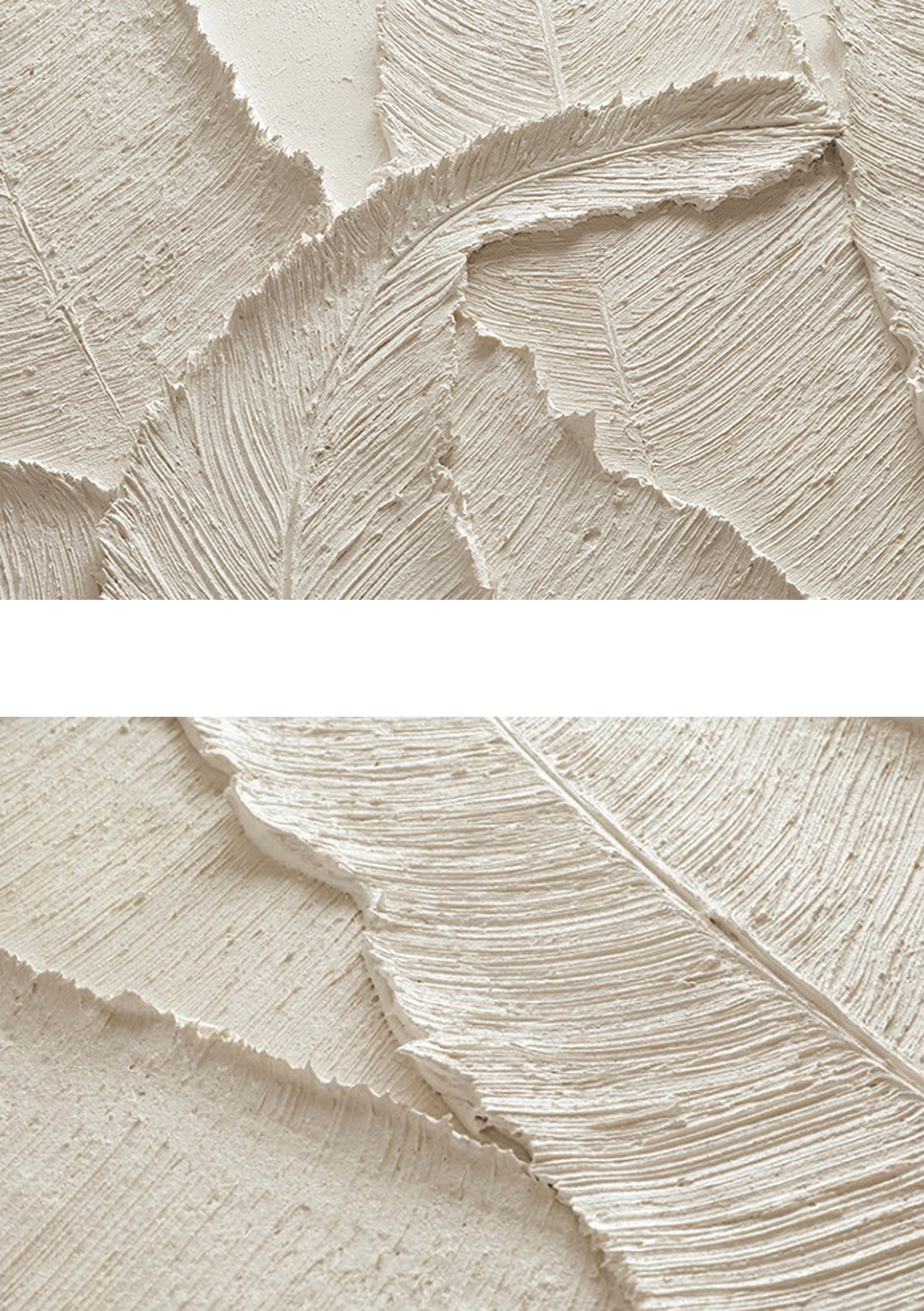 Plaster Art Minimalist Textured Paintings Set of 2 #MM059