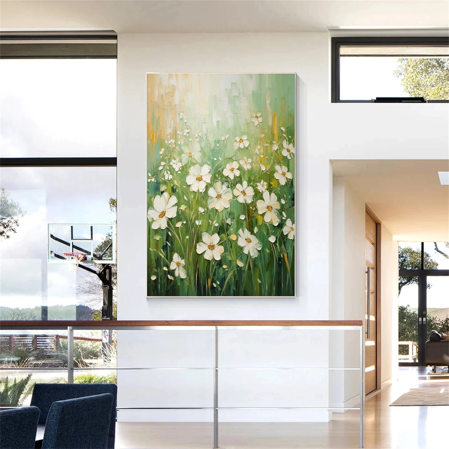 Flower And Tree Painting #FT 189