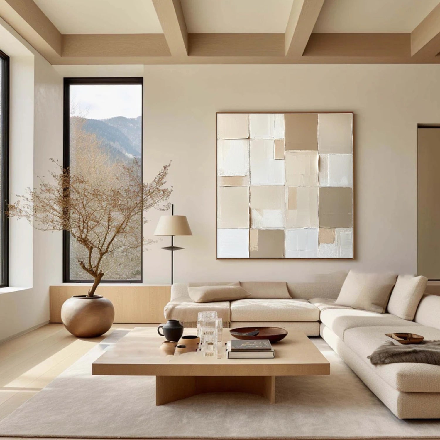 Minimalist Texture Canvas # MM373