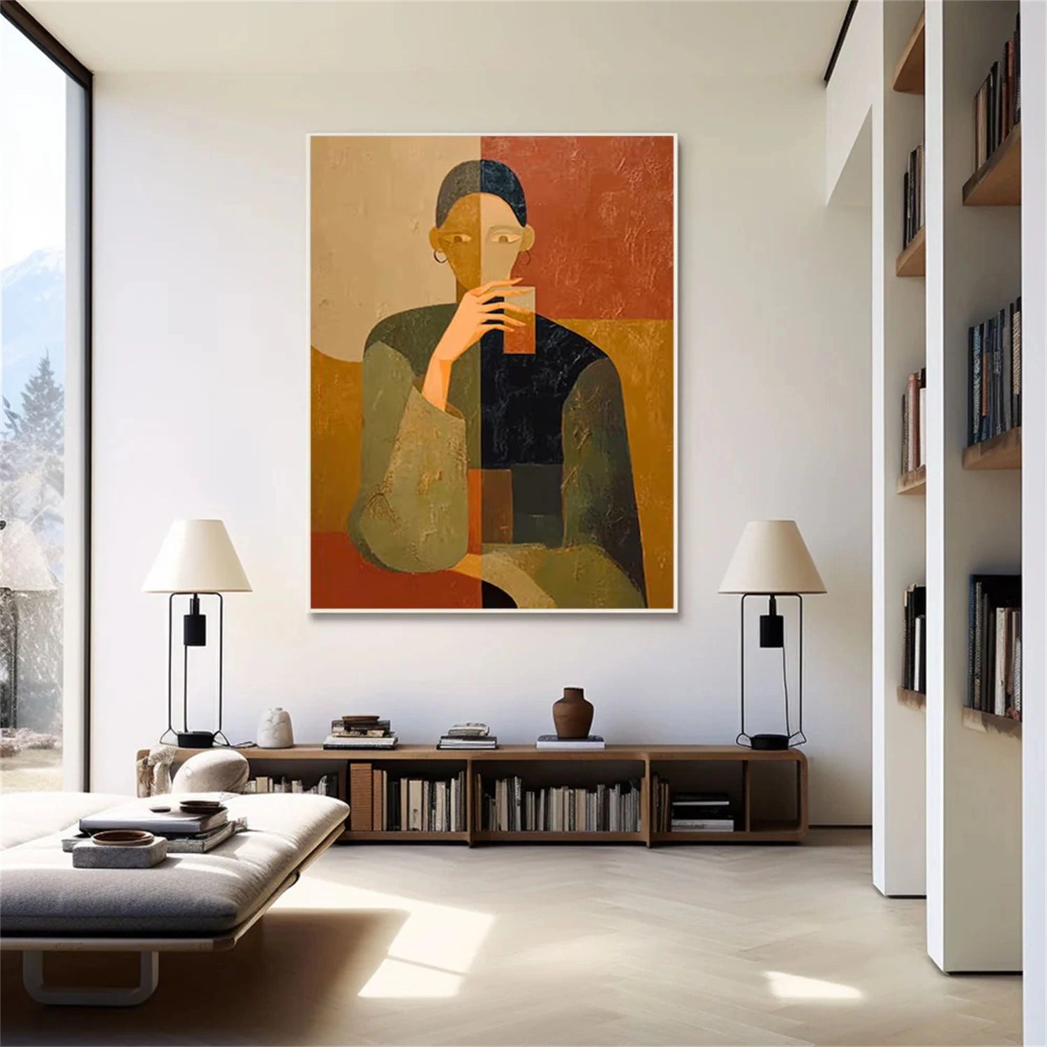 Abstract Portrait Wall Art # PT043