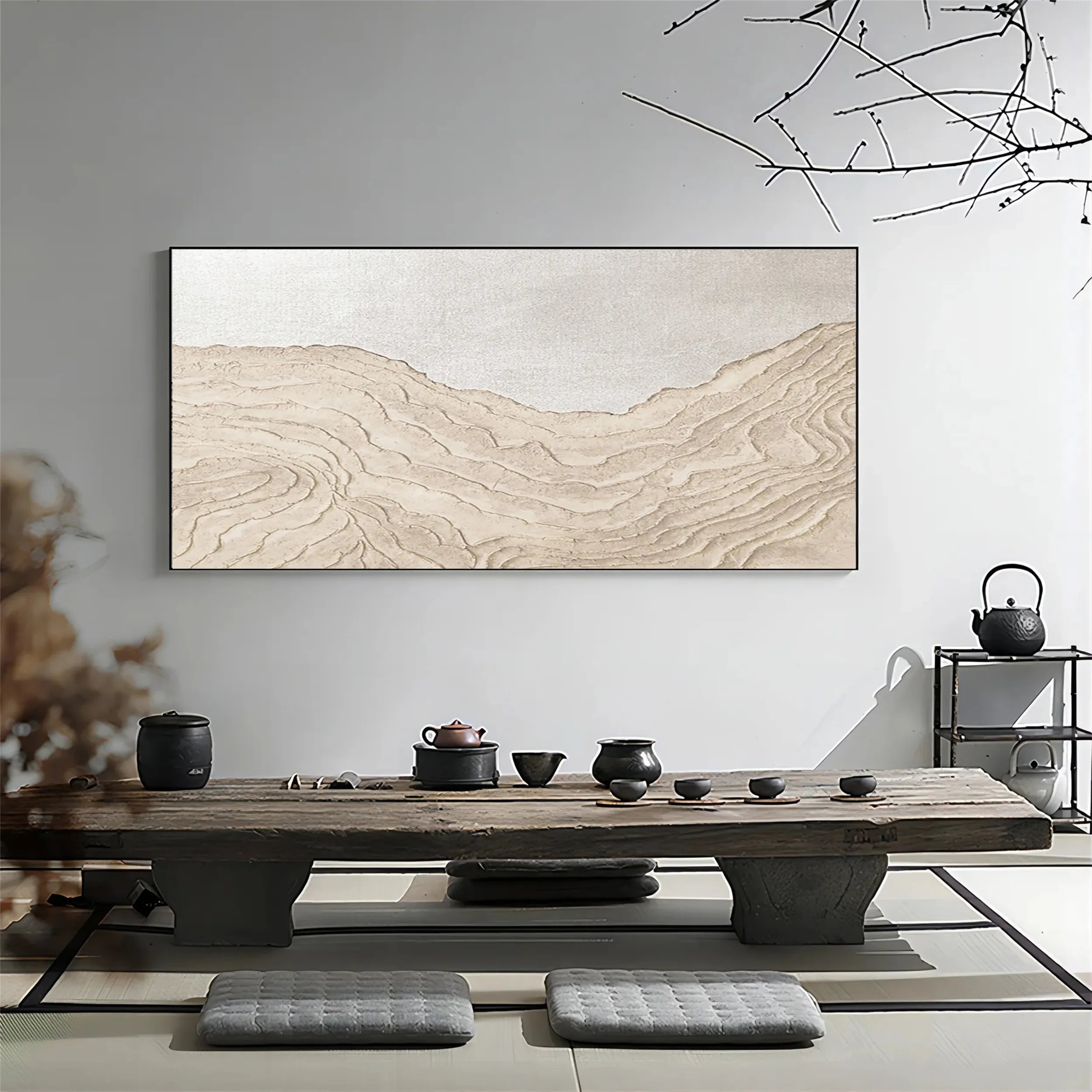 Plaster Art Minimalist Textured Painting #MM194