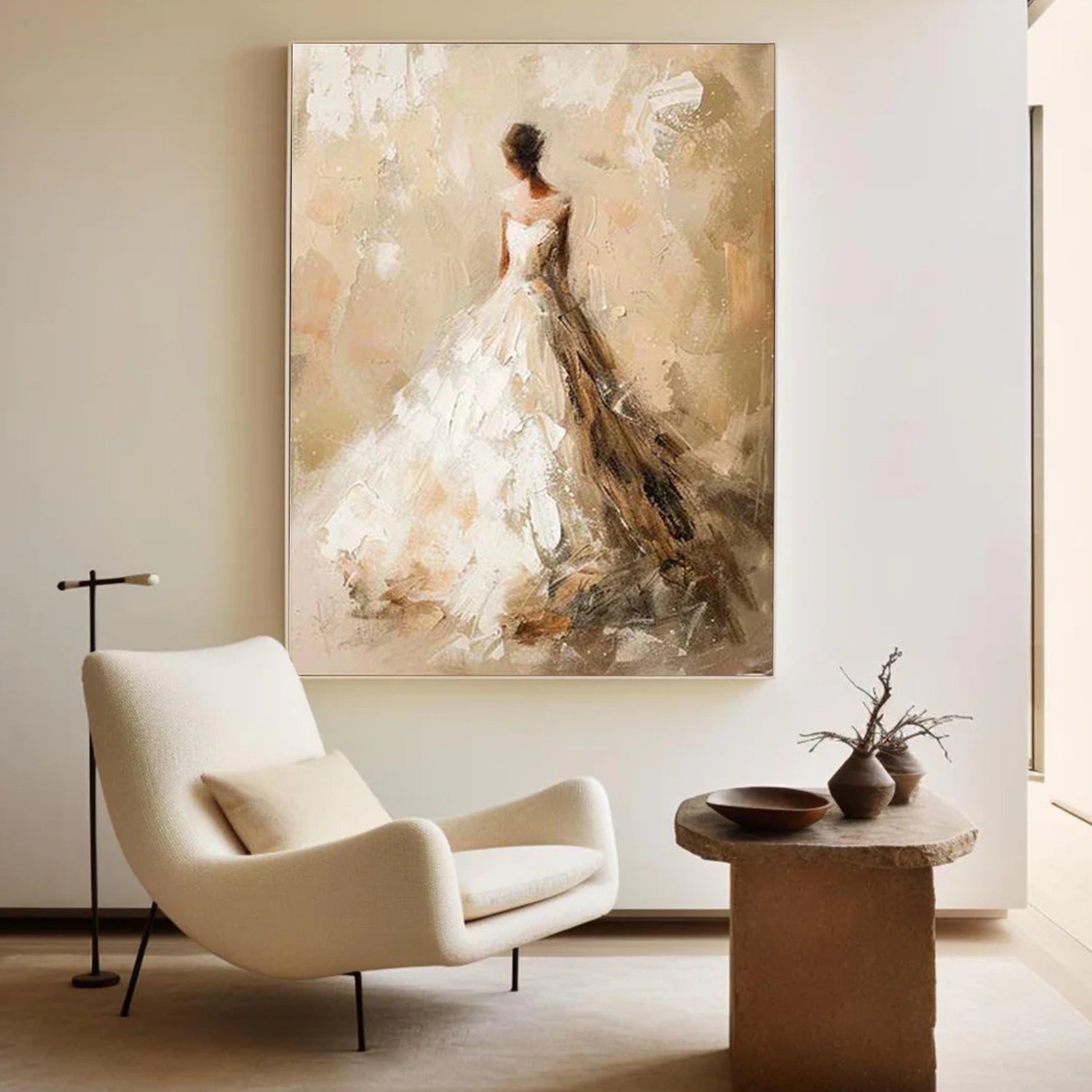 Abstract Portrait Texture Wall Art # PT039