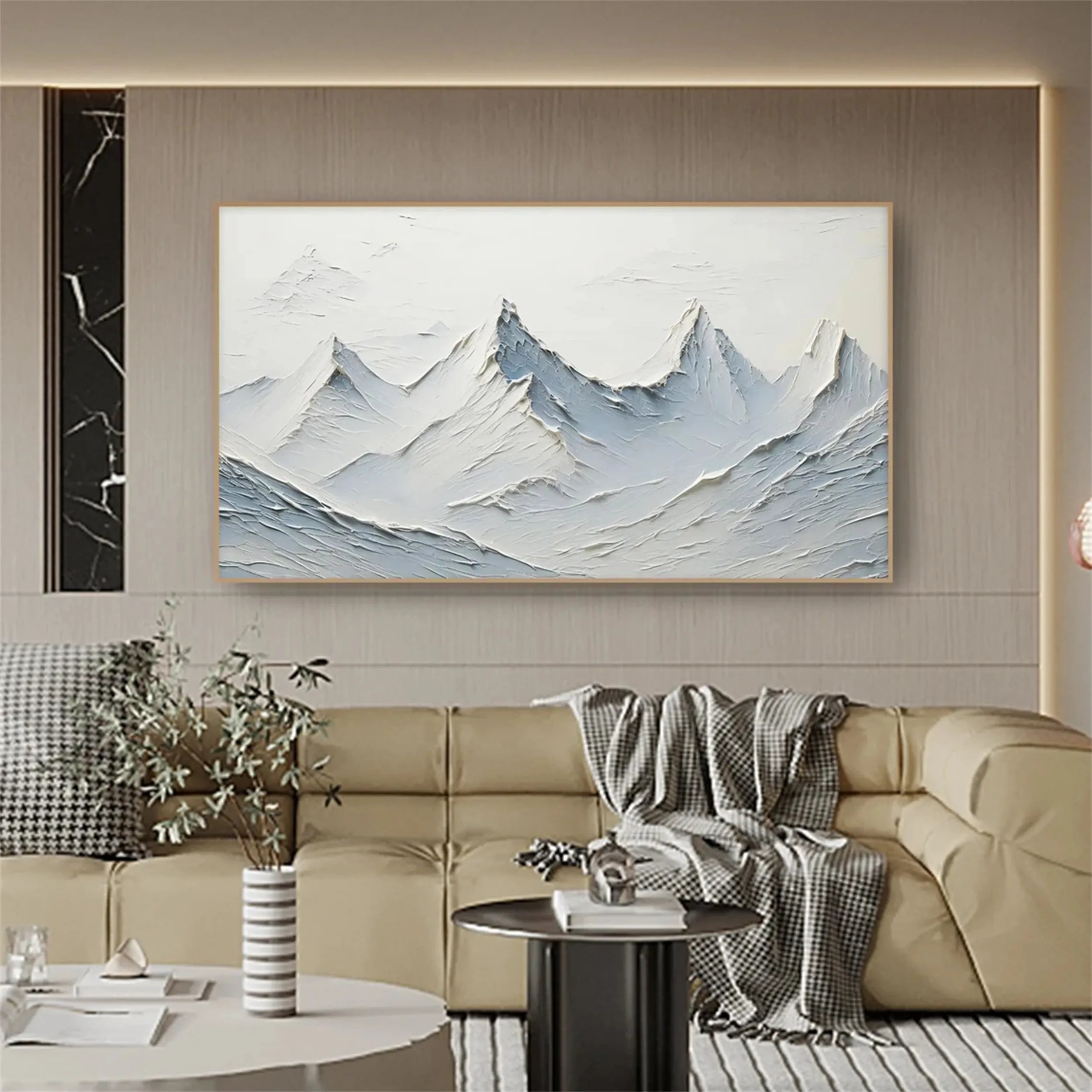 Plaster Art Minimalist Textured Painting #MM245