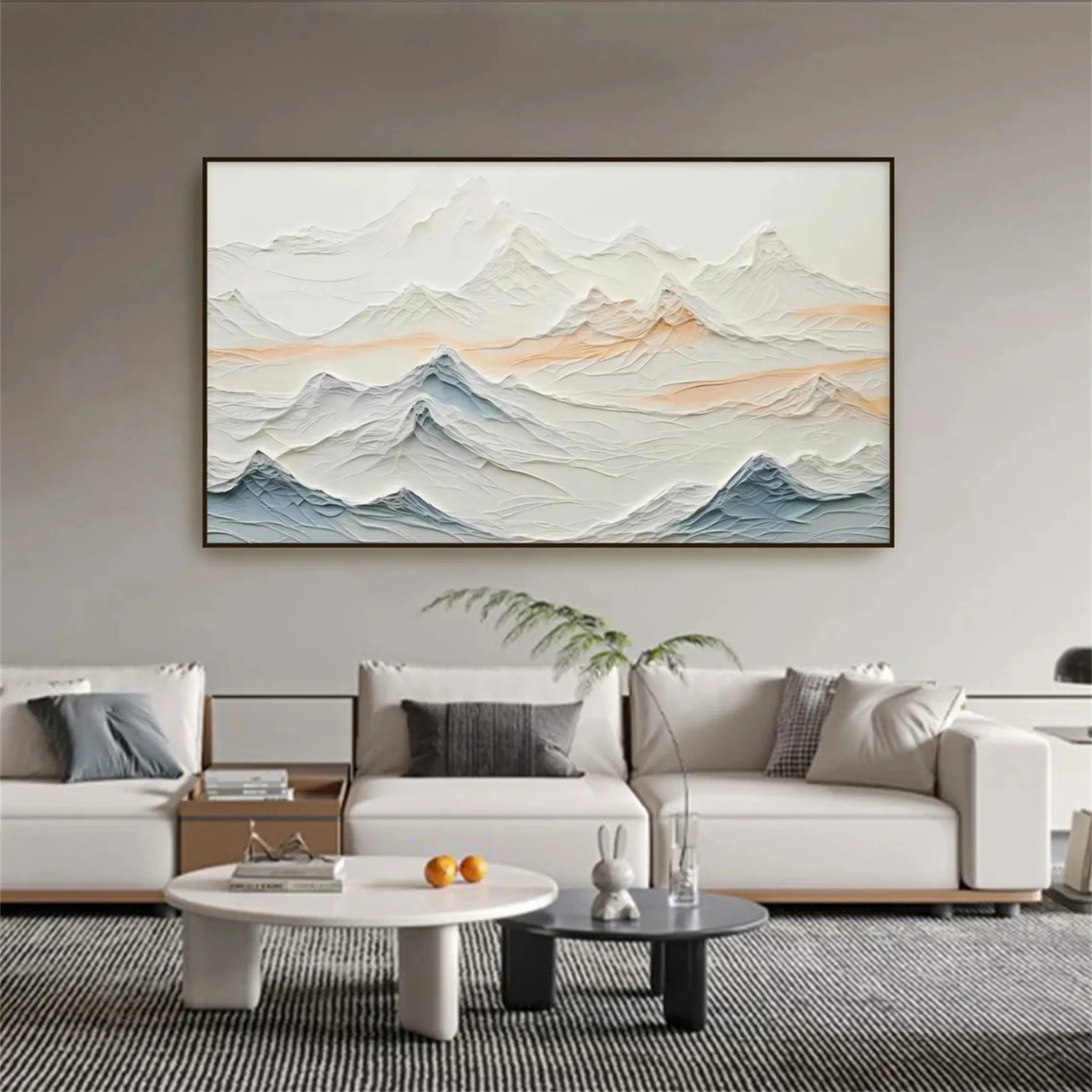 Plaster Art Minimalist Textured Painting #MM244