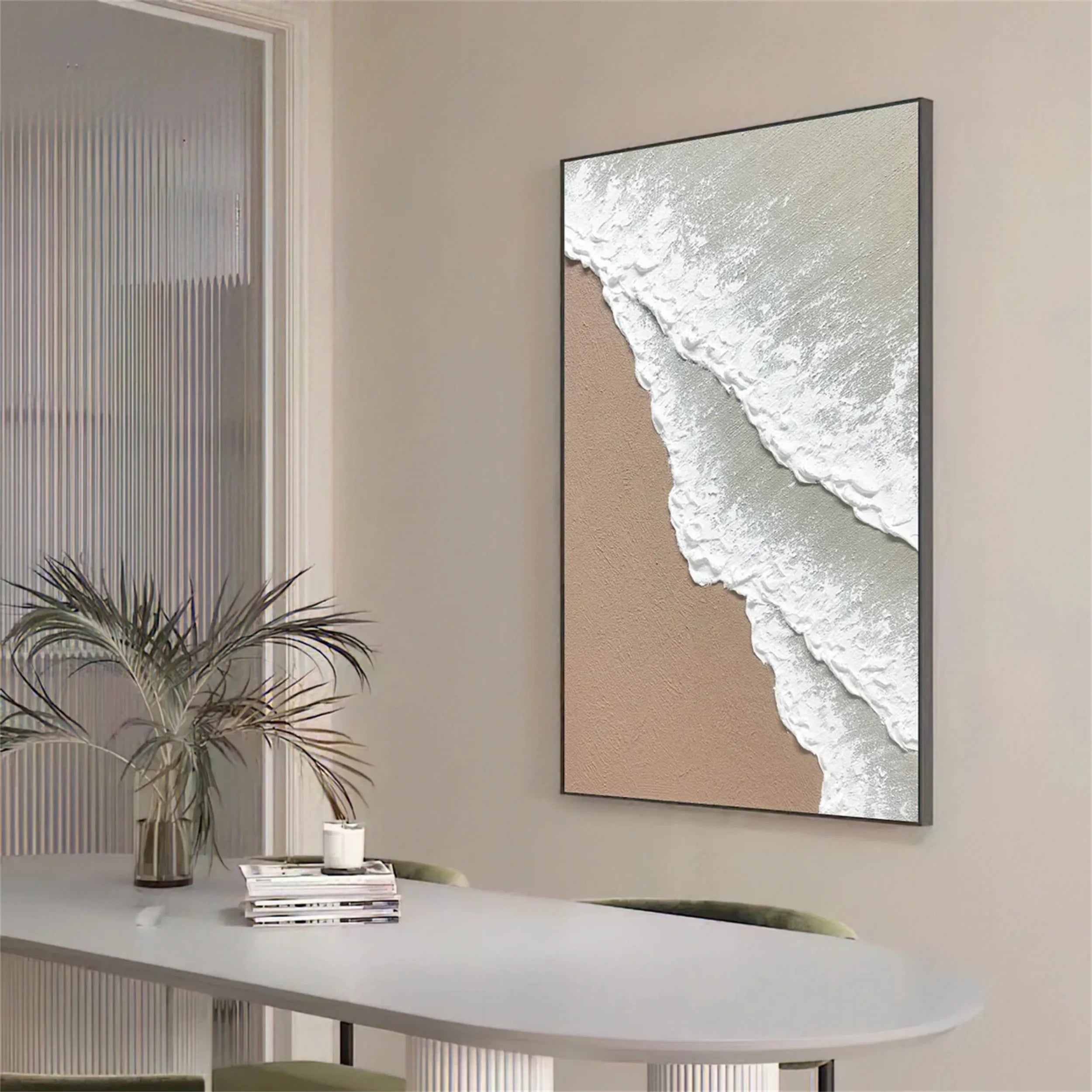 Plaster Art Minimalist Textured Painting #MM186