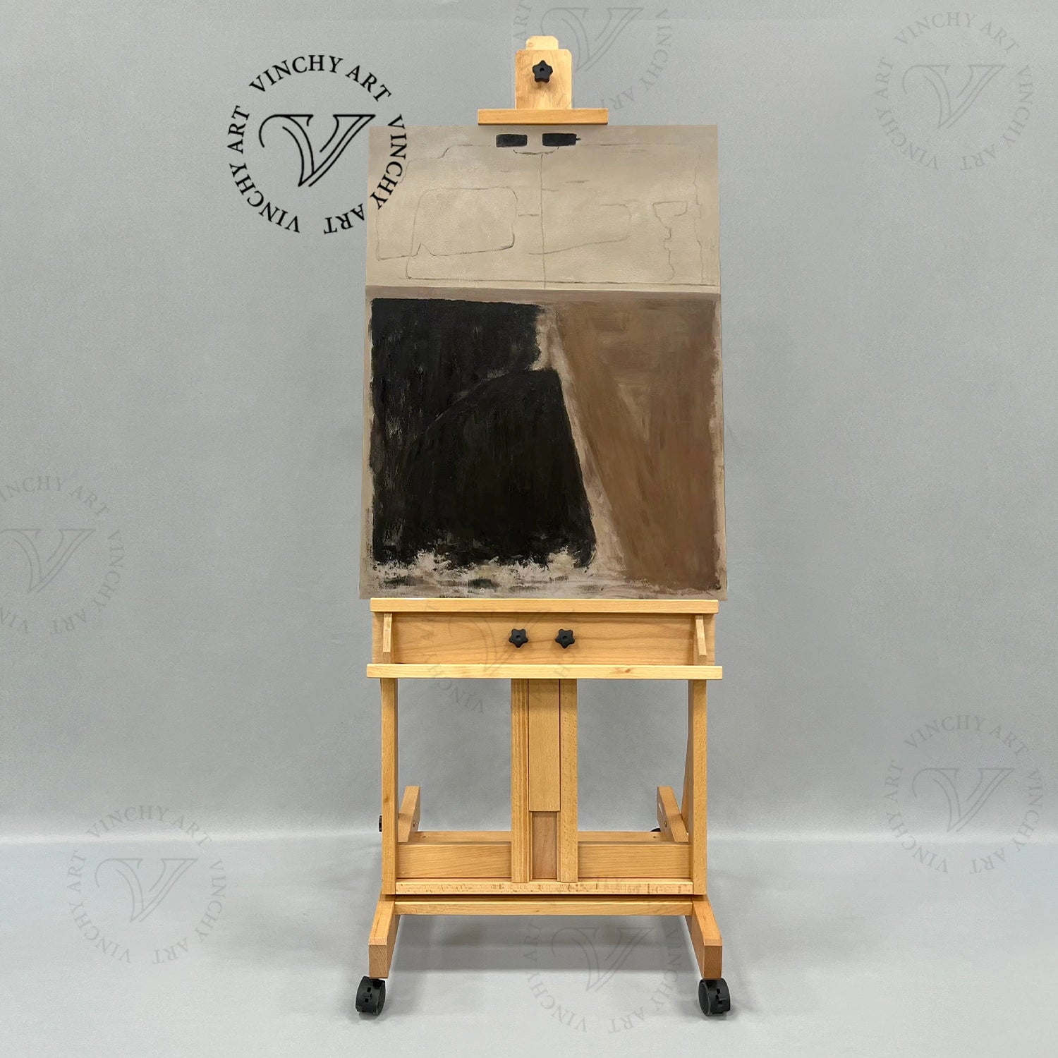 Frameless(Streched Only)Abstract Painting #AB 145