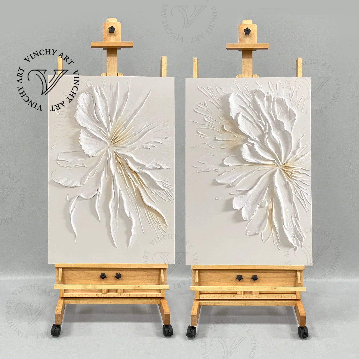 Flower And Tree Painting Set of 2 #FT 037