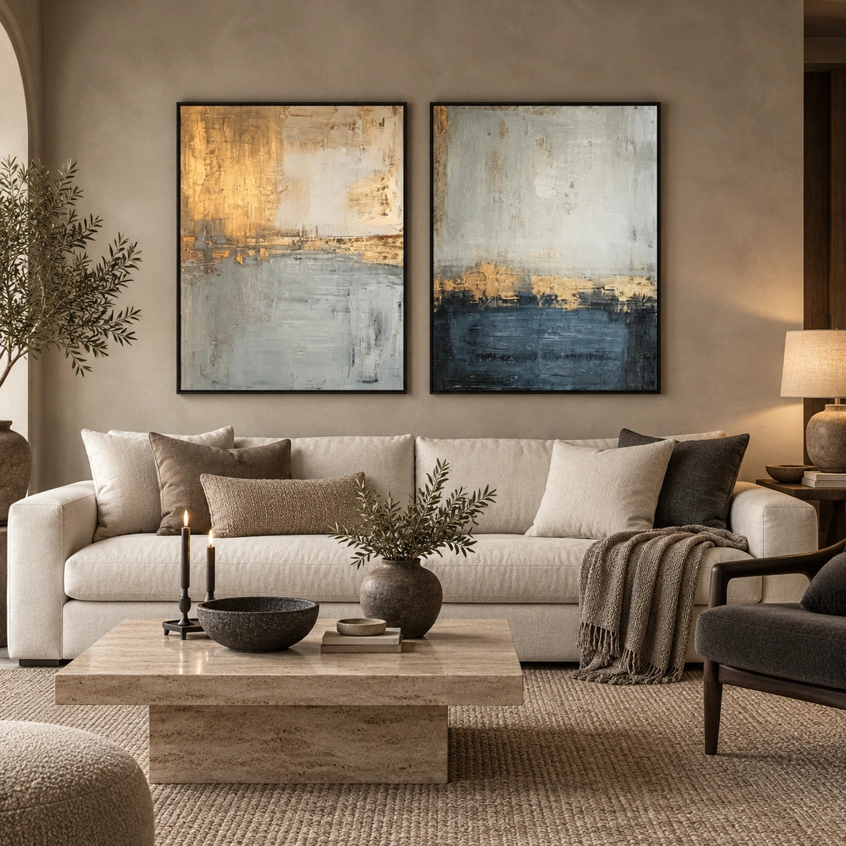 Abstract Wall Art Set of 2# AB732