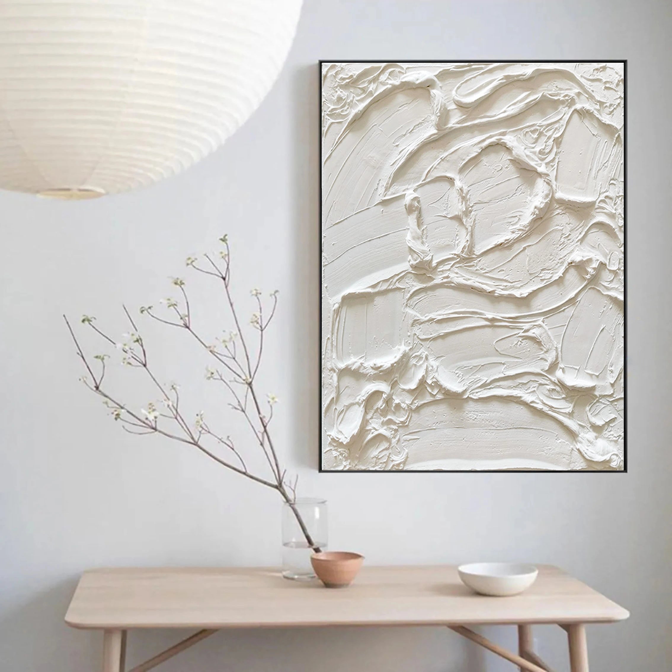Plaster Art Minimalist Textured Painting #MM035