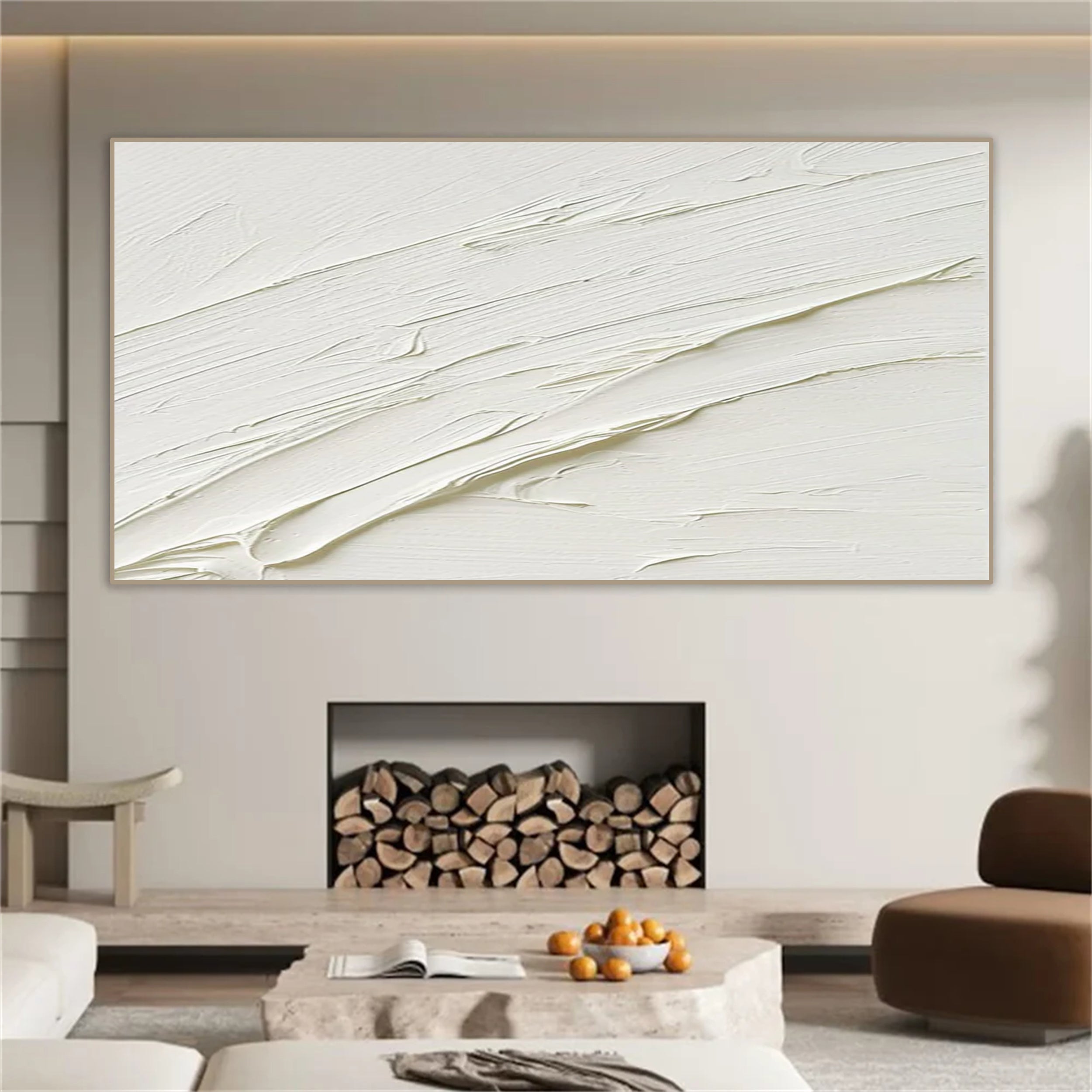 Plaster Art Minimalist Textured Painting #MM162