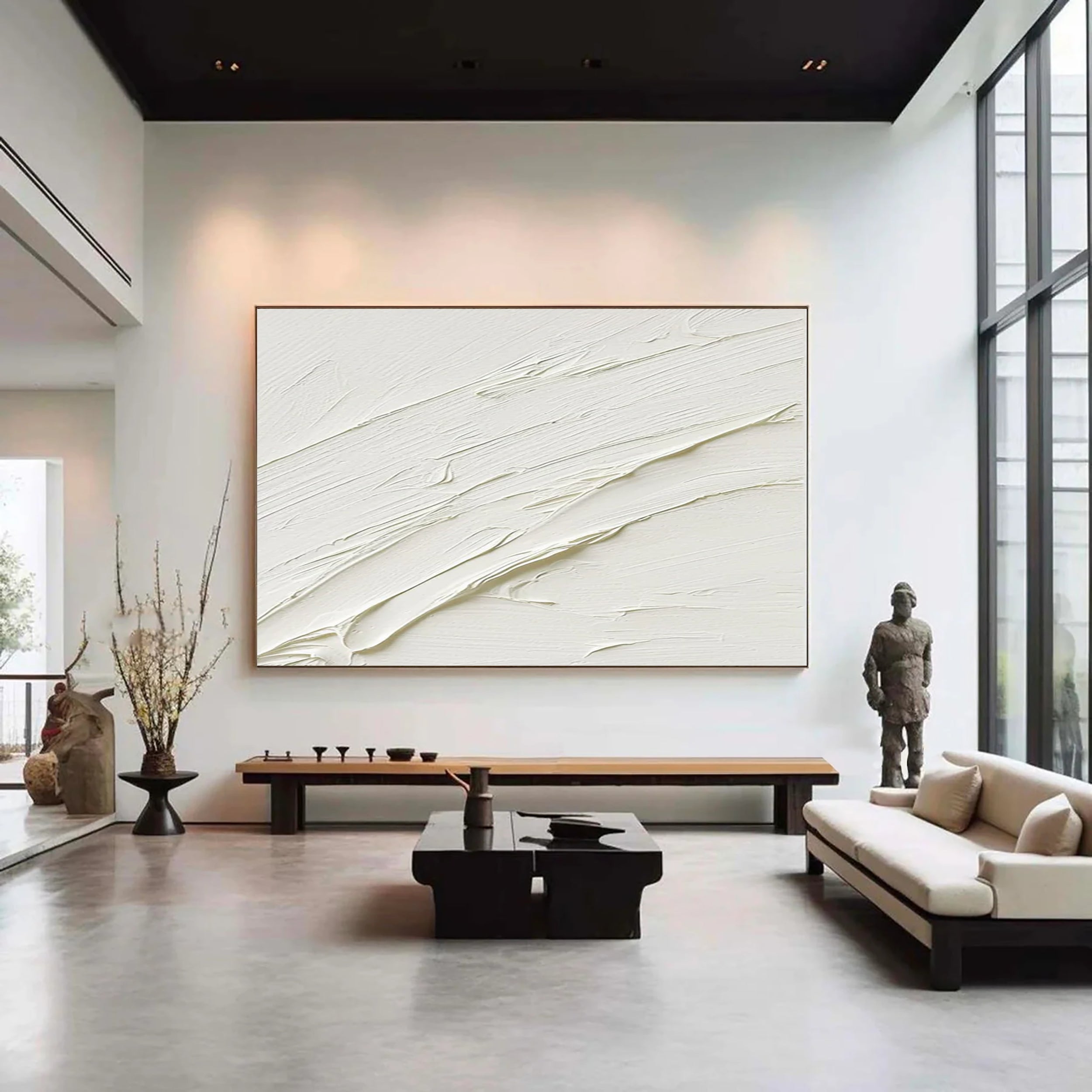 Plaster Art Minimalist Textured Painting #MM162