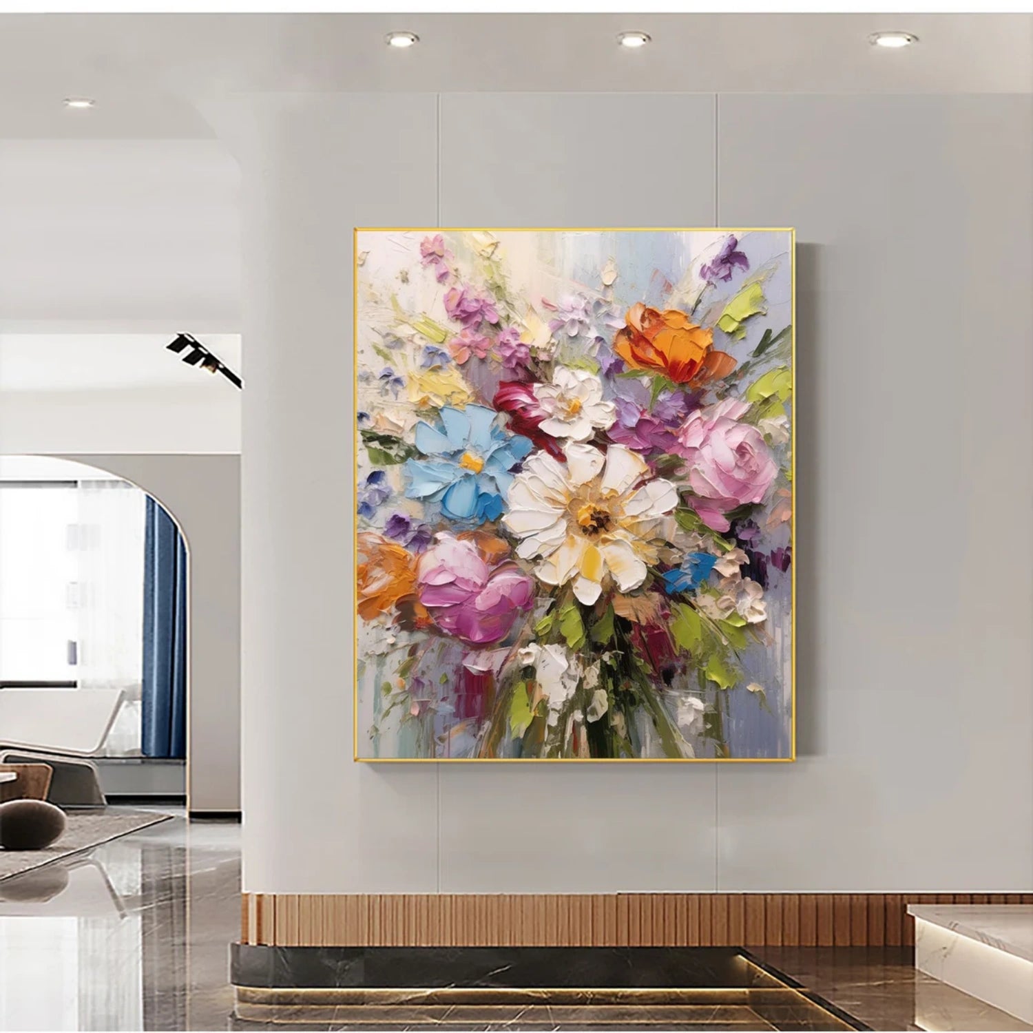 Flower And Tree Painting #FT 185
