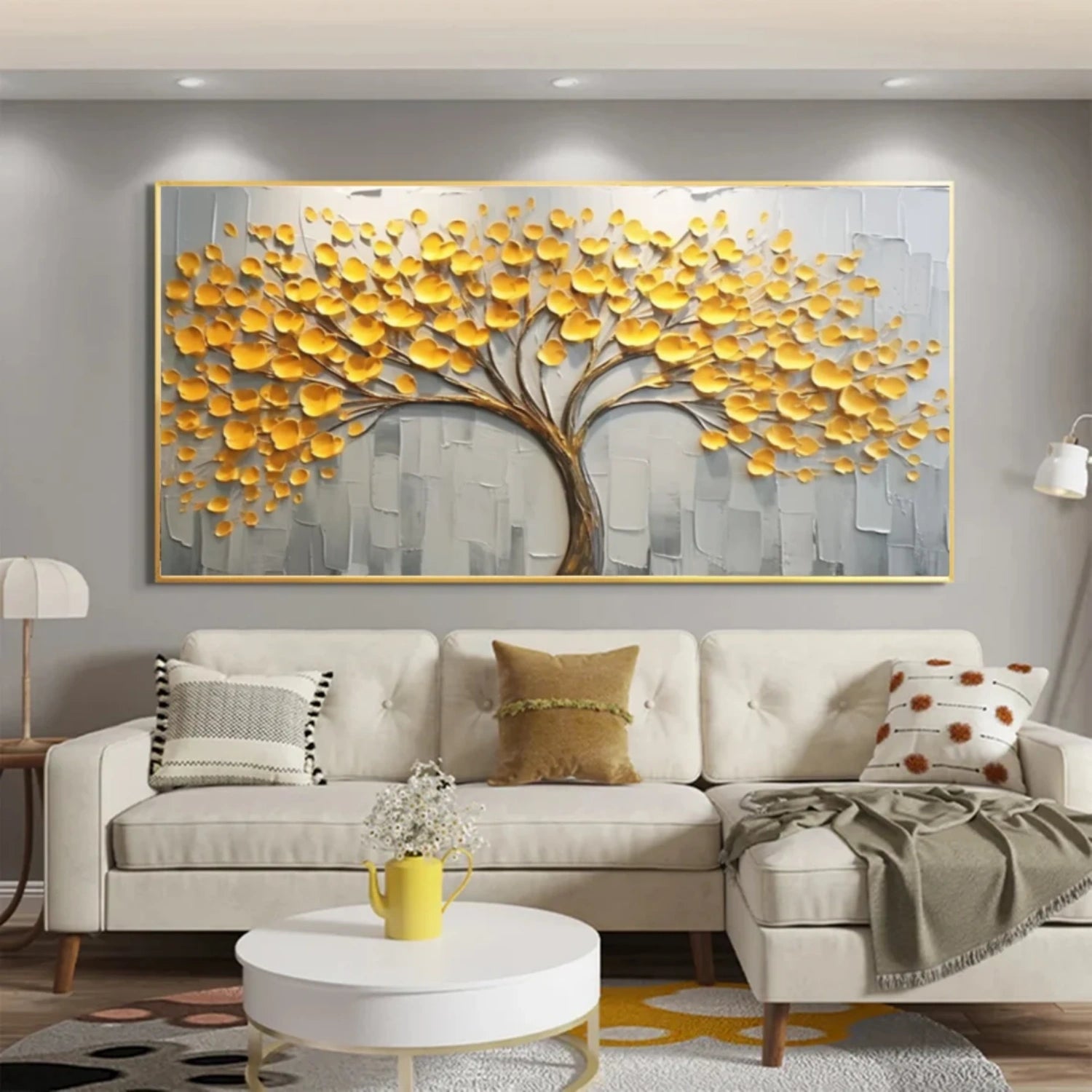 Flower And Tree Painting #FT 196