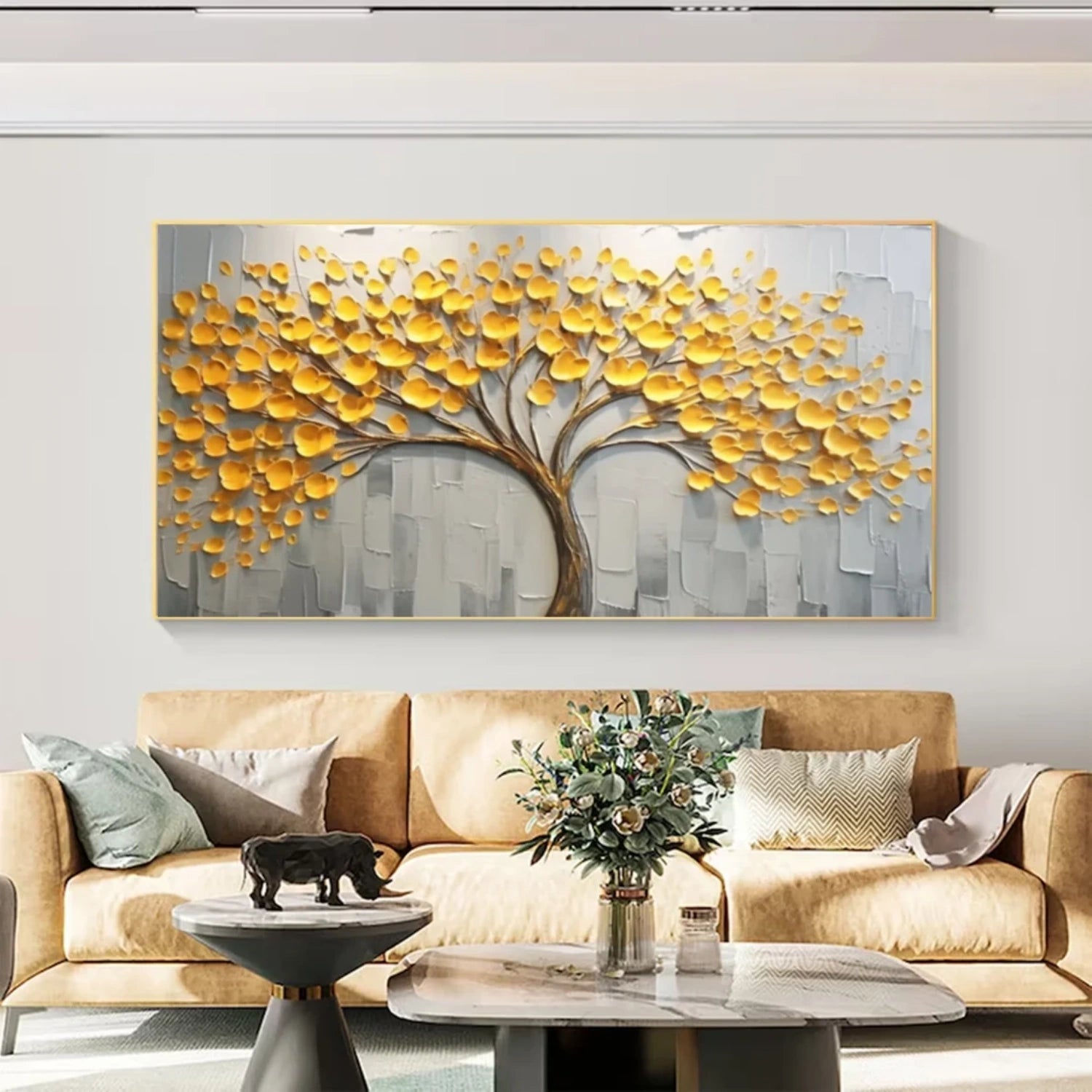 Flower And Tree Painting #FT 196