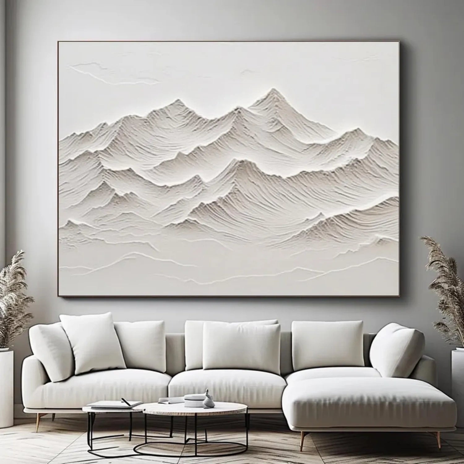 Plaster Art Minimalist Textured Painting #MM309