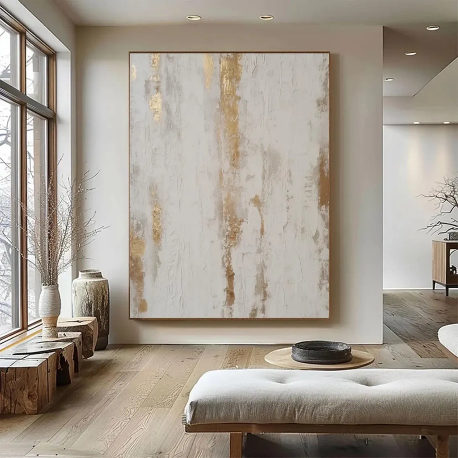 Wabi Sabi Textured Wall Art #WS318
