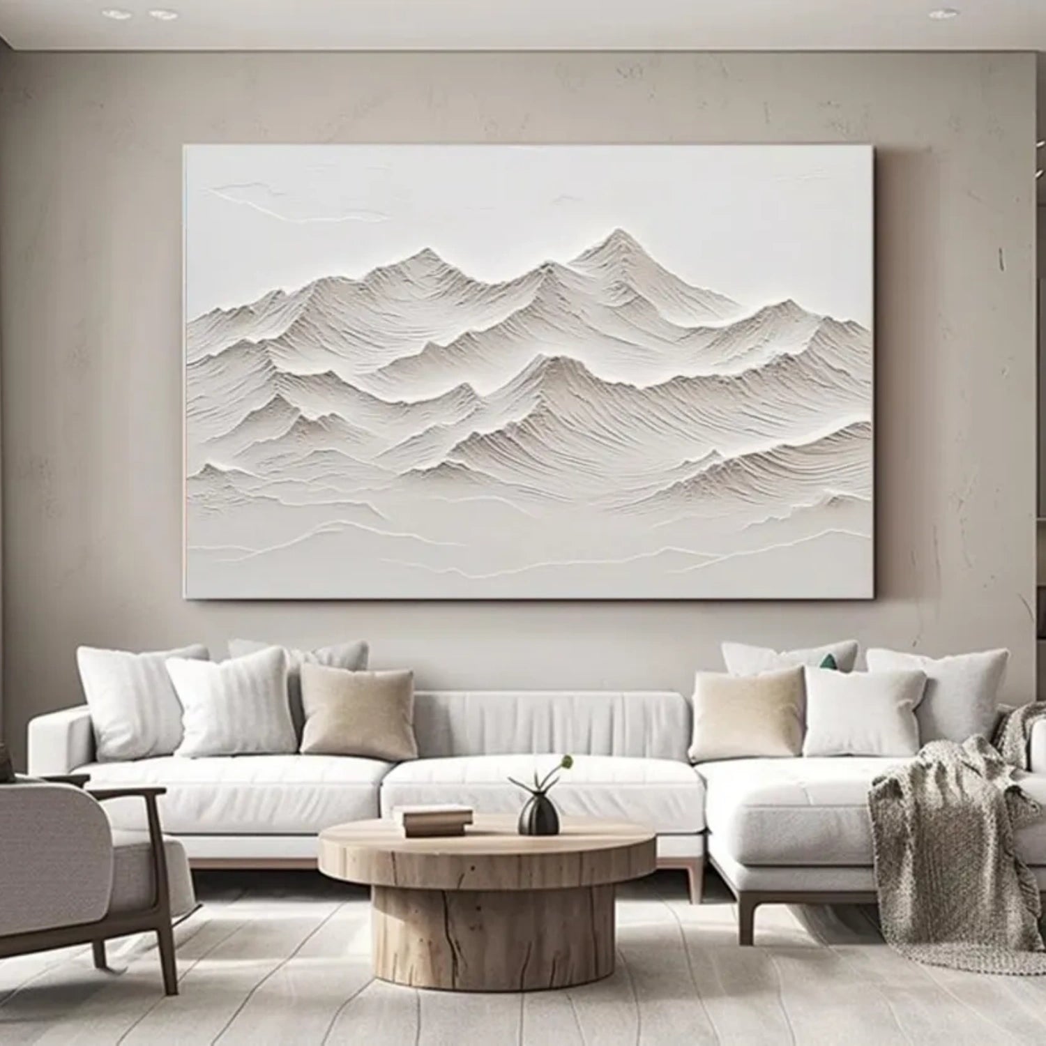 Plaster Art Minimalist Textured Painting #MM309