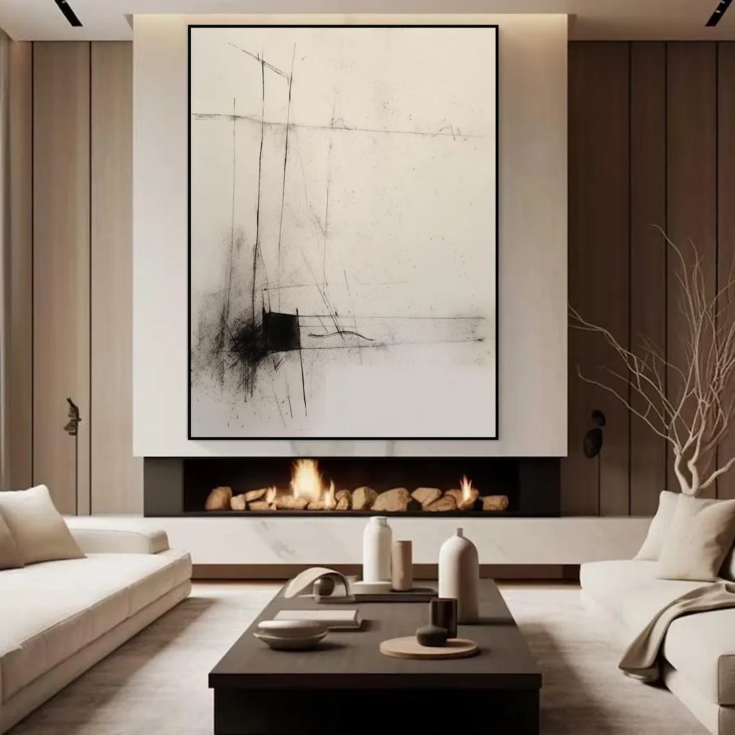 Wabi Sabi Textured Wall Art #WS321