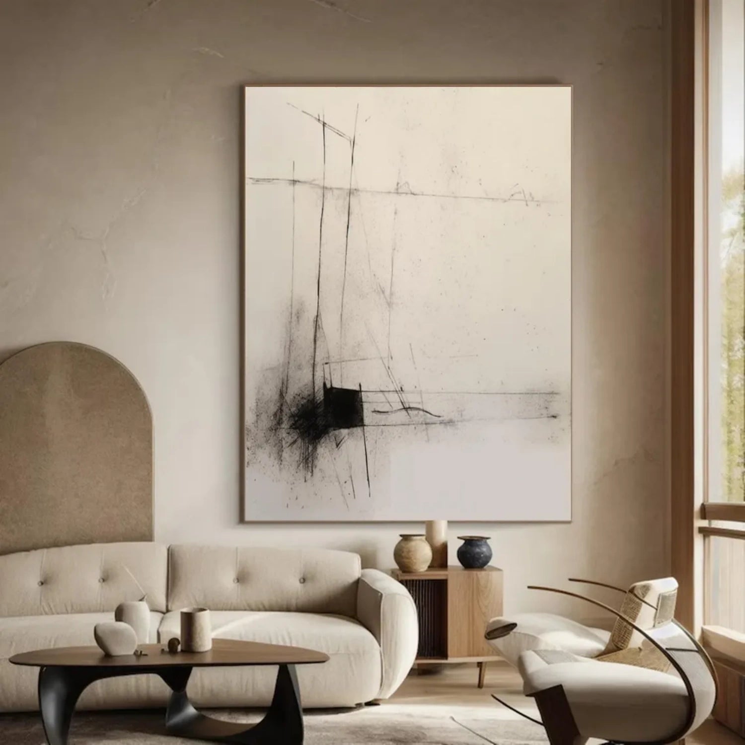 Wabi Sabi Textured Wall Art #WS321