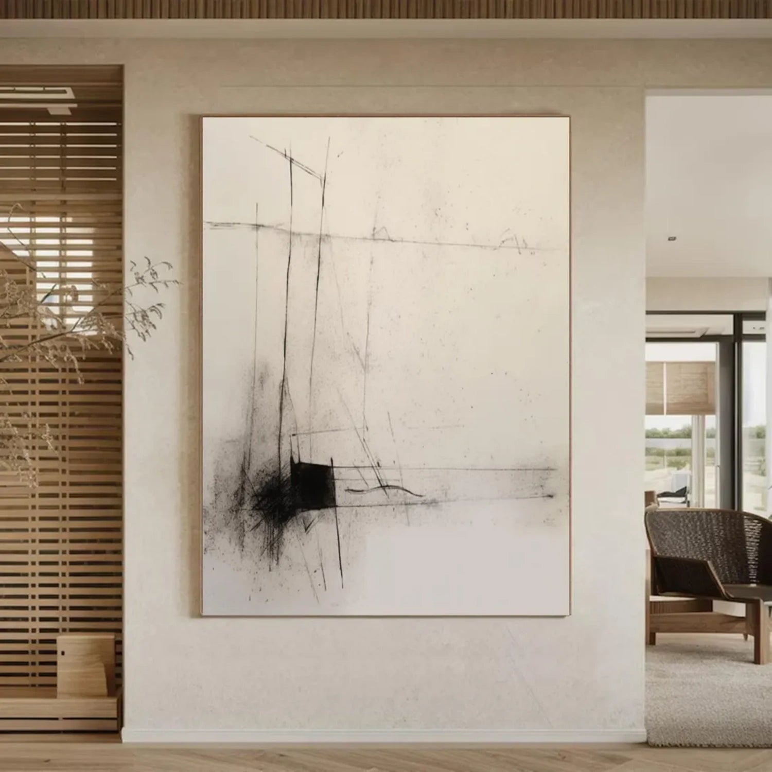 Wabi Sabi Textured Wall Art #WS321