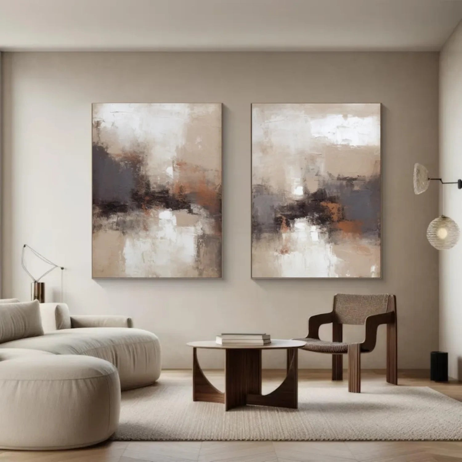 Abstract Painting Set of 2 #AB 480