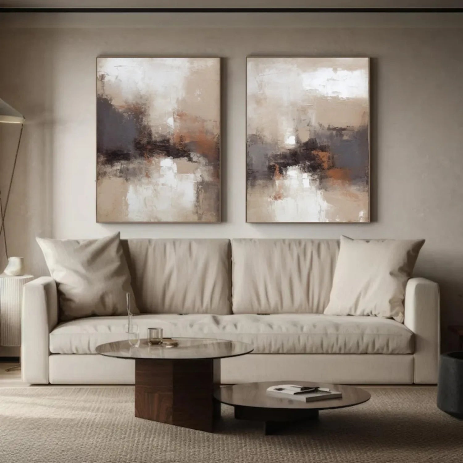 Abstract Painting Set of 2 #AB 480
