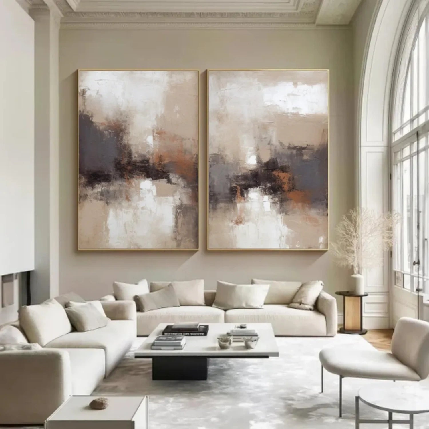 Abstract Painting Set of 2 #AB 480