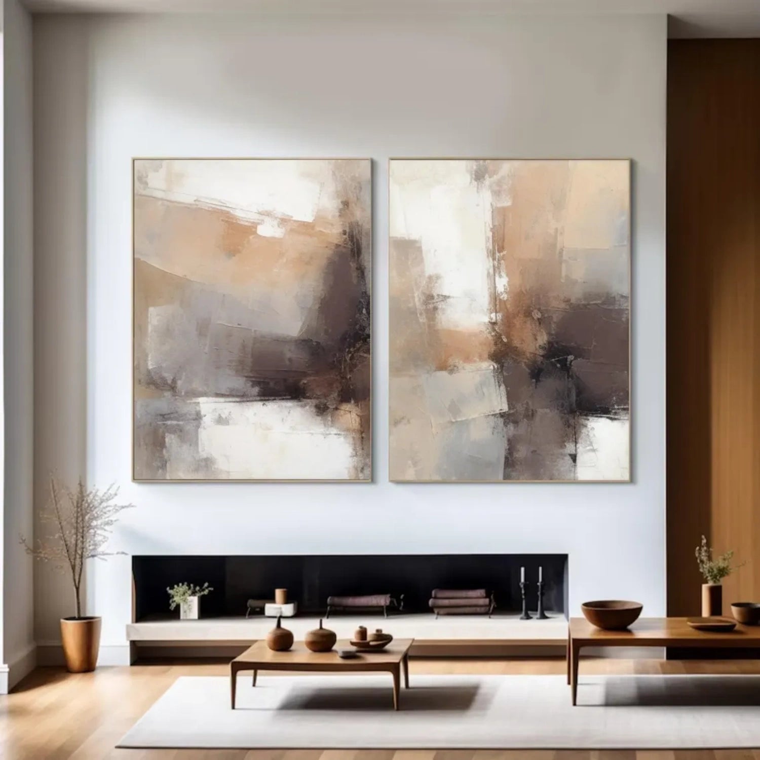 Abstract Painting Set of 2 #AB 479