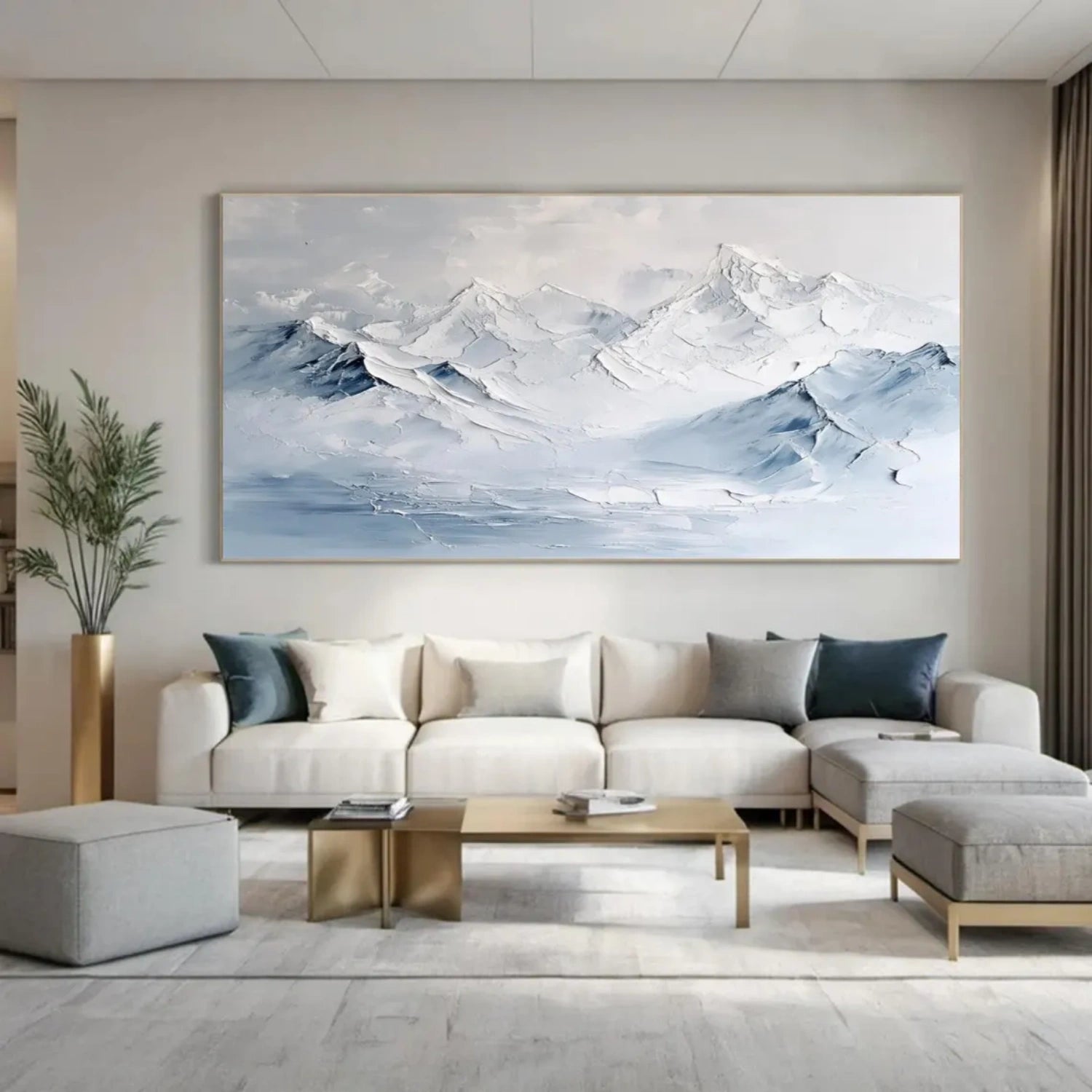 Plaster Art Minimalist Textured Painting #MM310