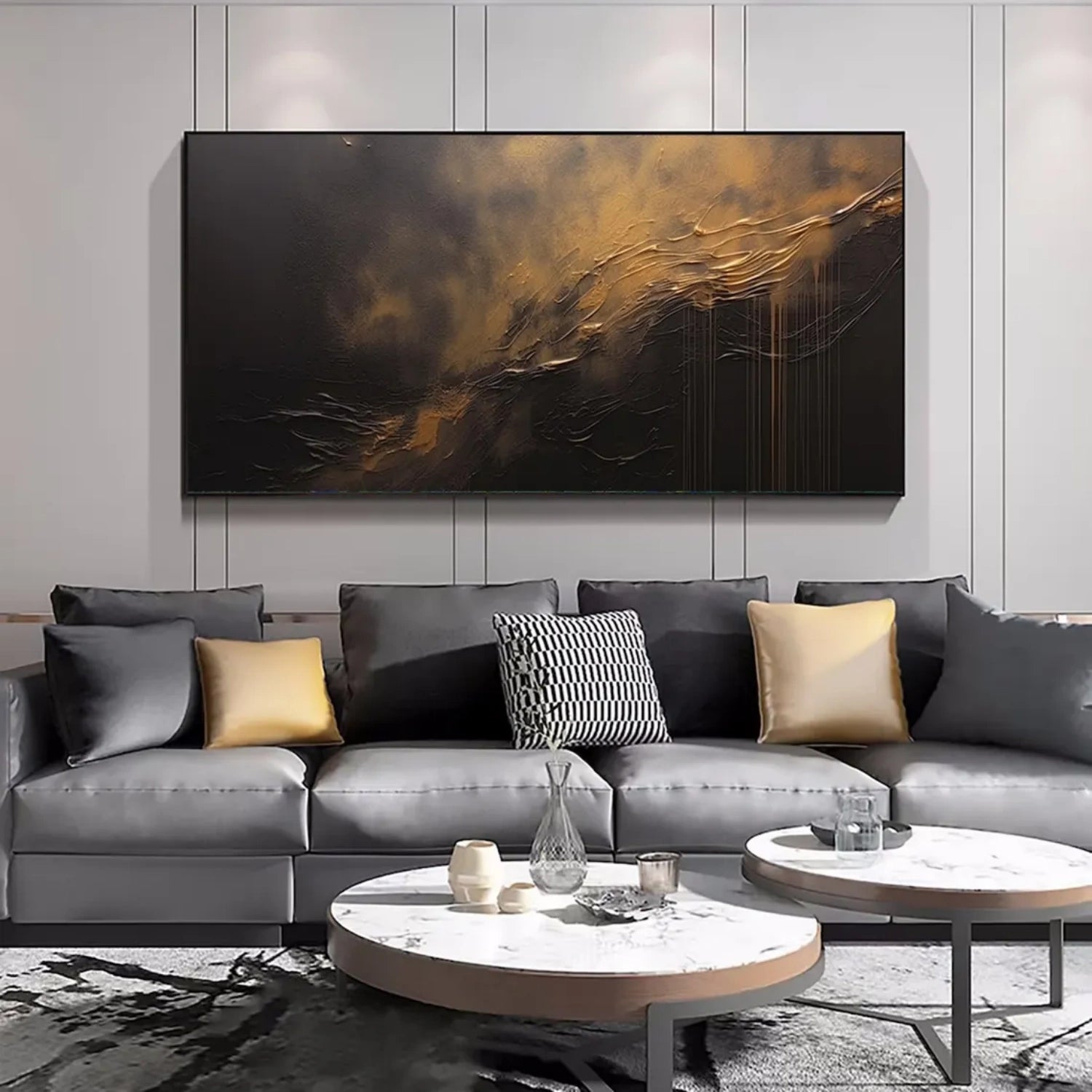 Abstract Textured Wall Art #AB 502