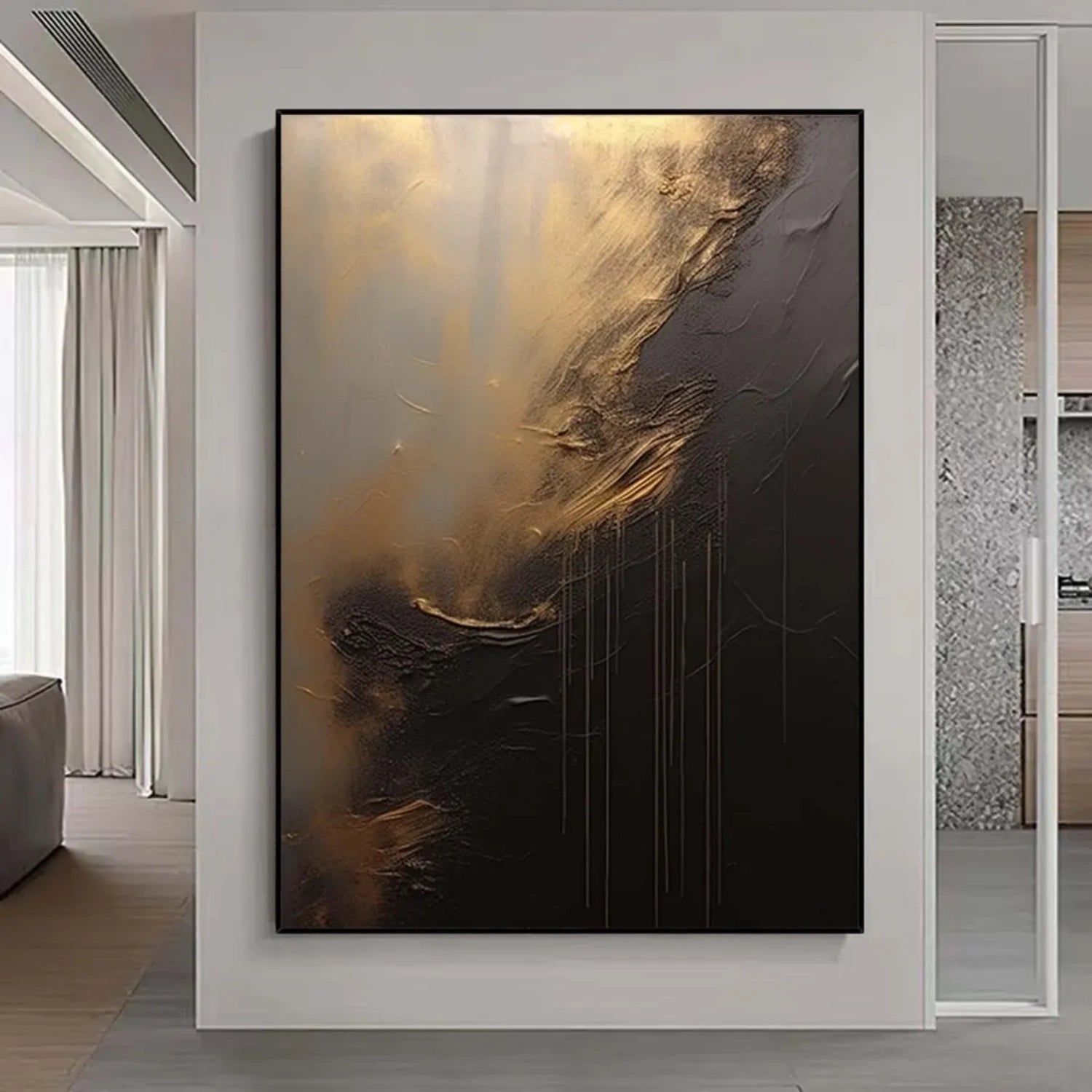 Abstract Textured Wall Art #AB 503