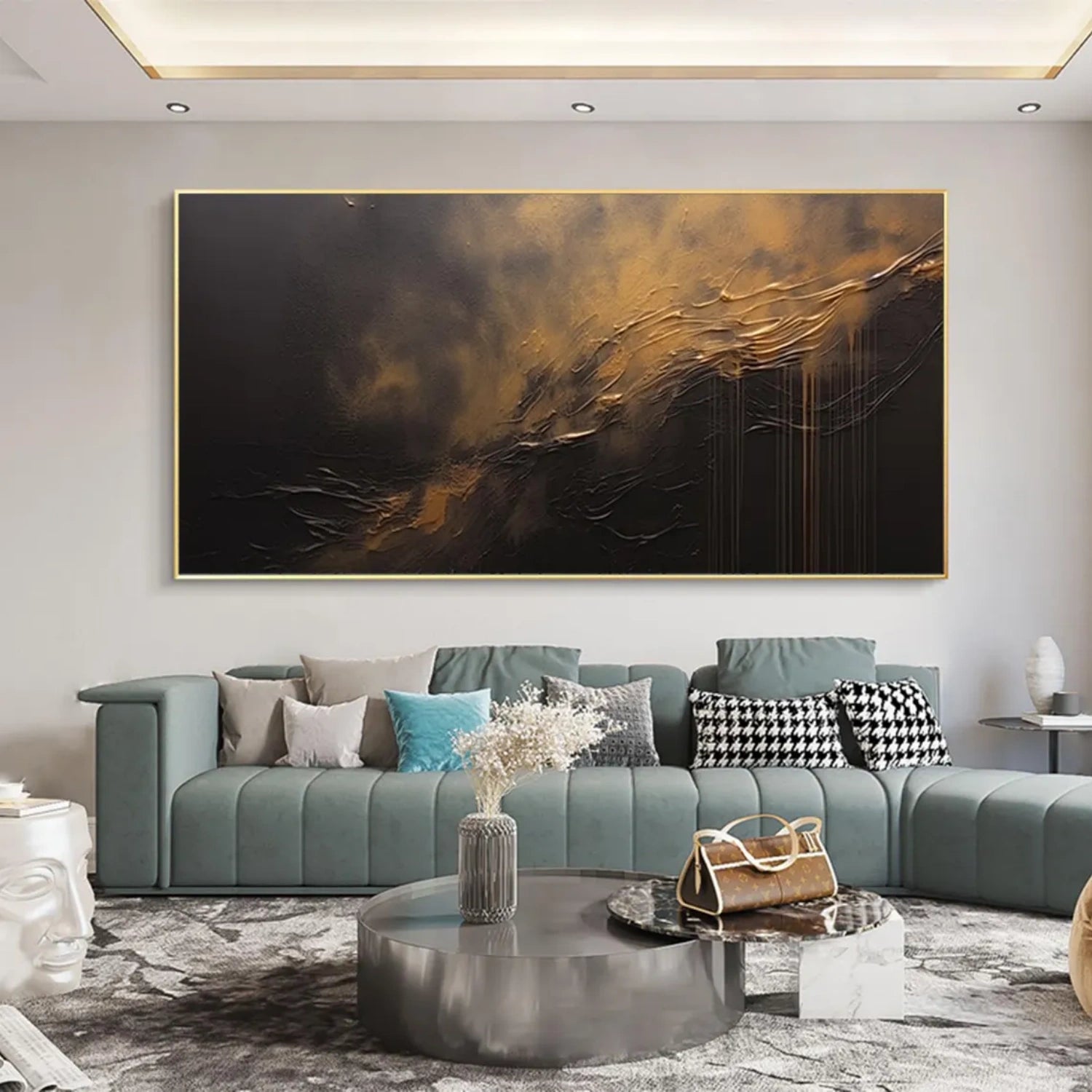 Abstract Textured Wall Art #AB 502