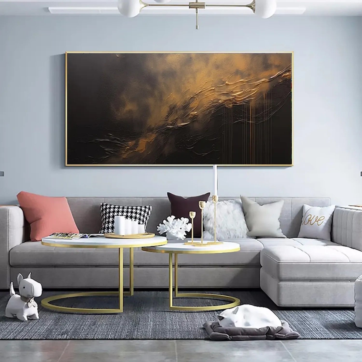 Abstract Textured Wall Art #AB 502