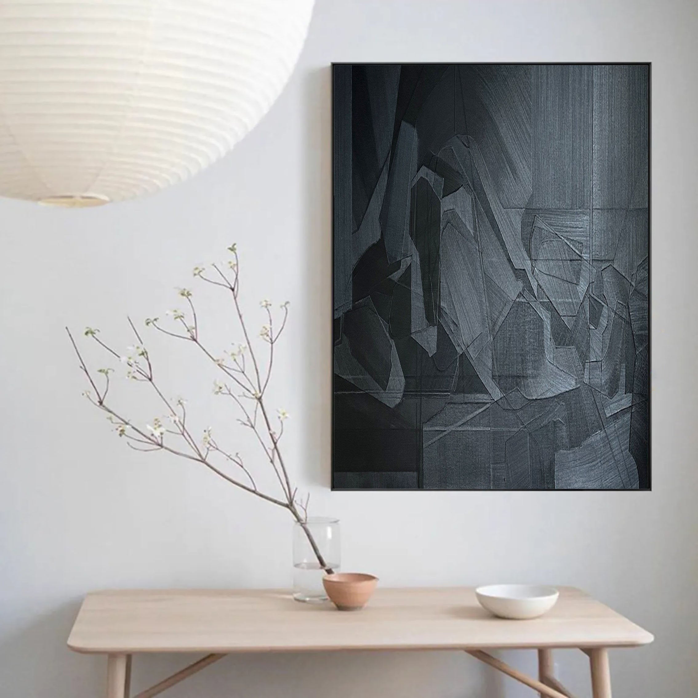 Minimalist Zen Canvas Painting #MZ044