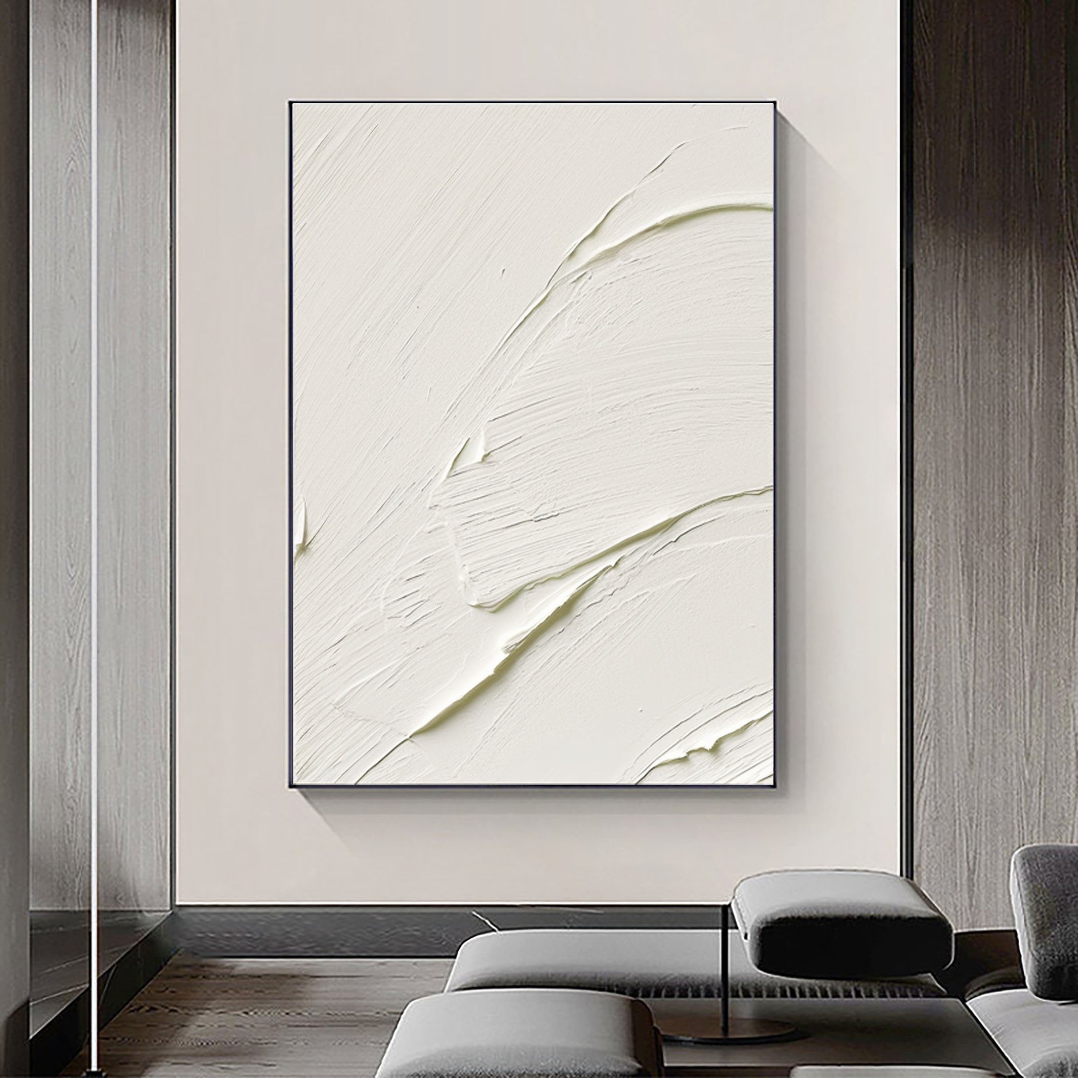 Plaster Art Minimalist Textured Painting #MM094