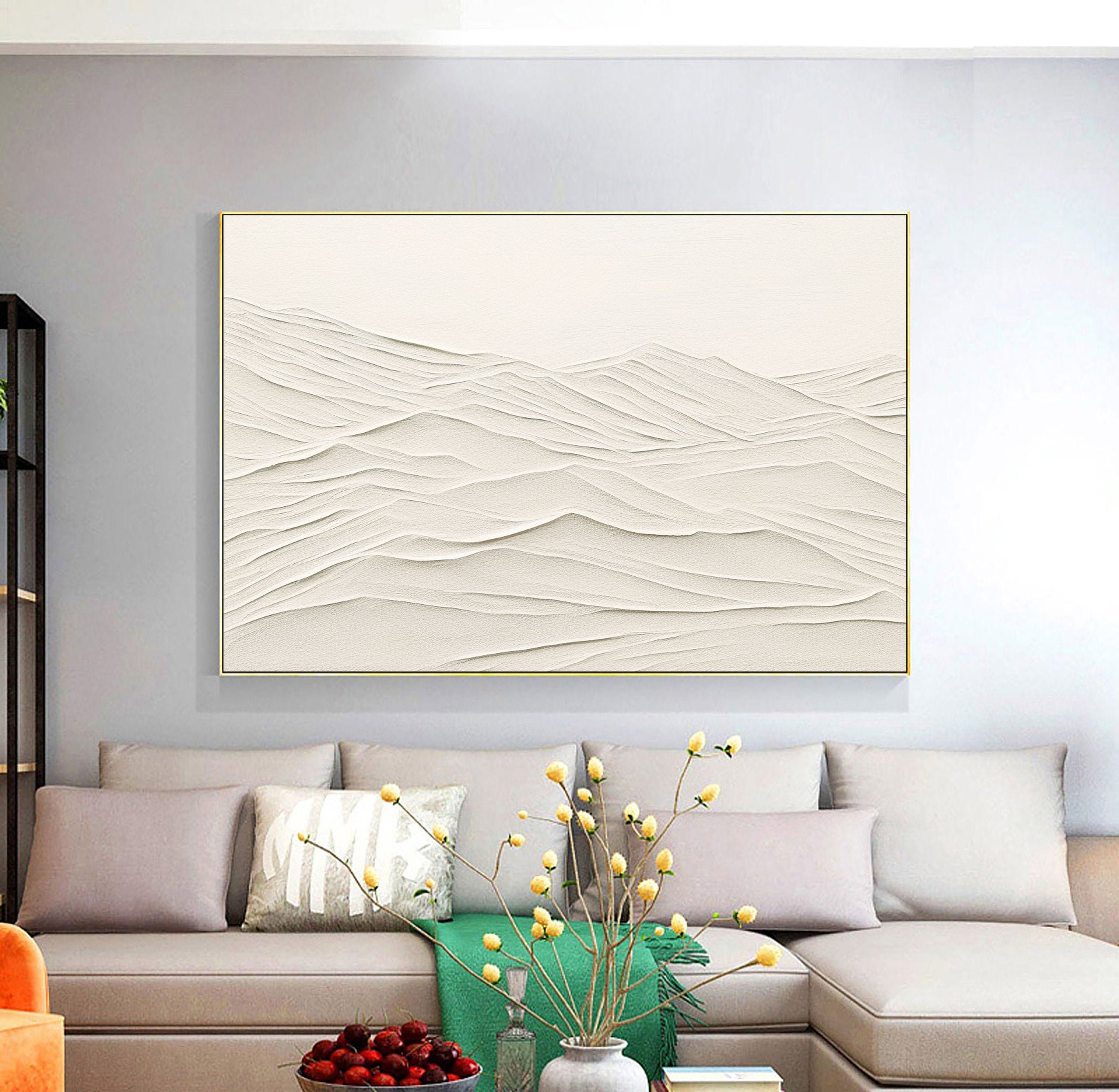 Plaster Art Minimalist Textured Painting #MM091