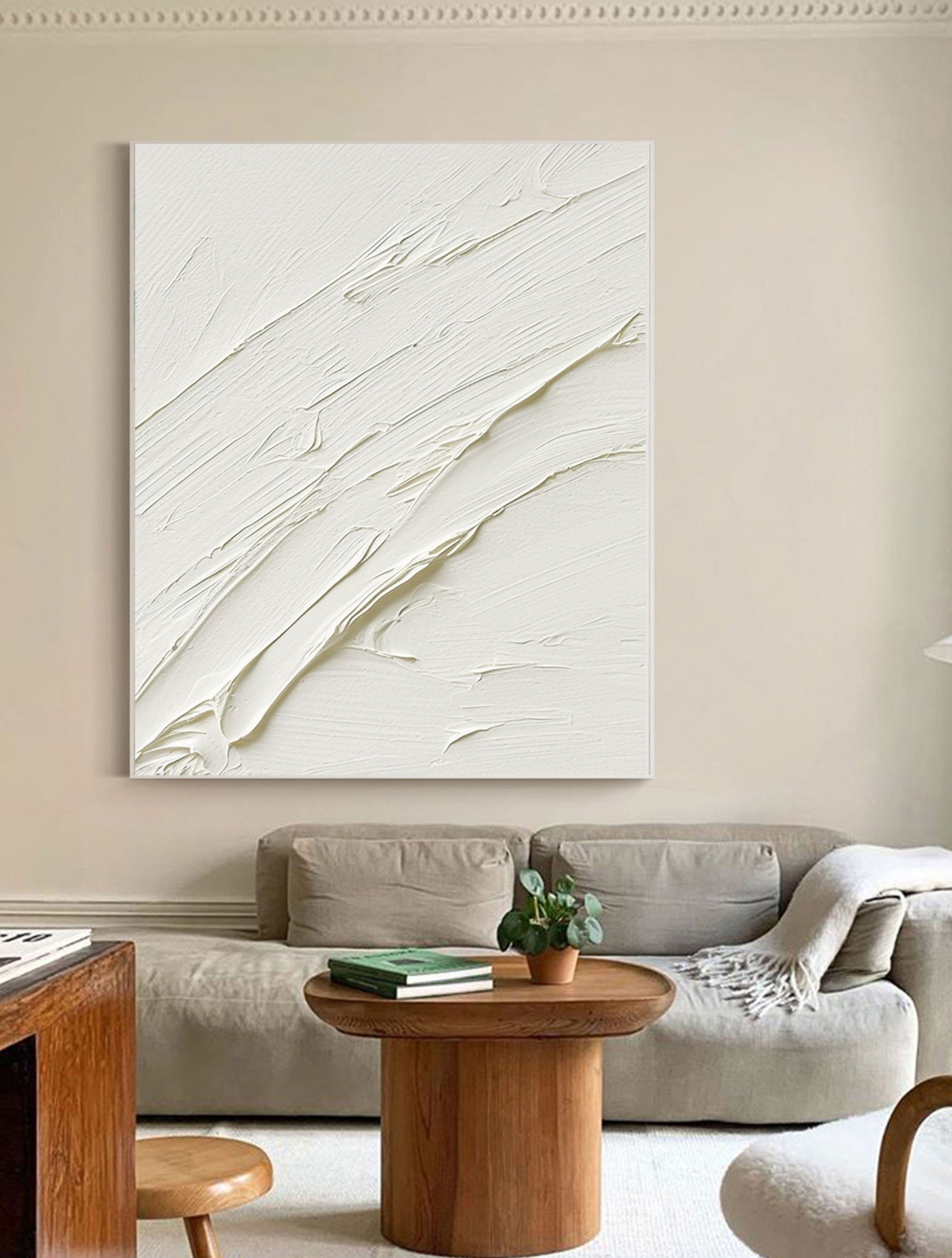 Plaster Art Minimalist Textured Painting #MM095