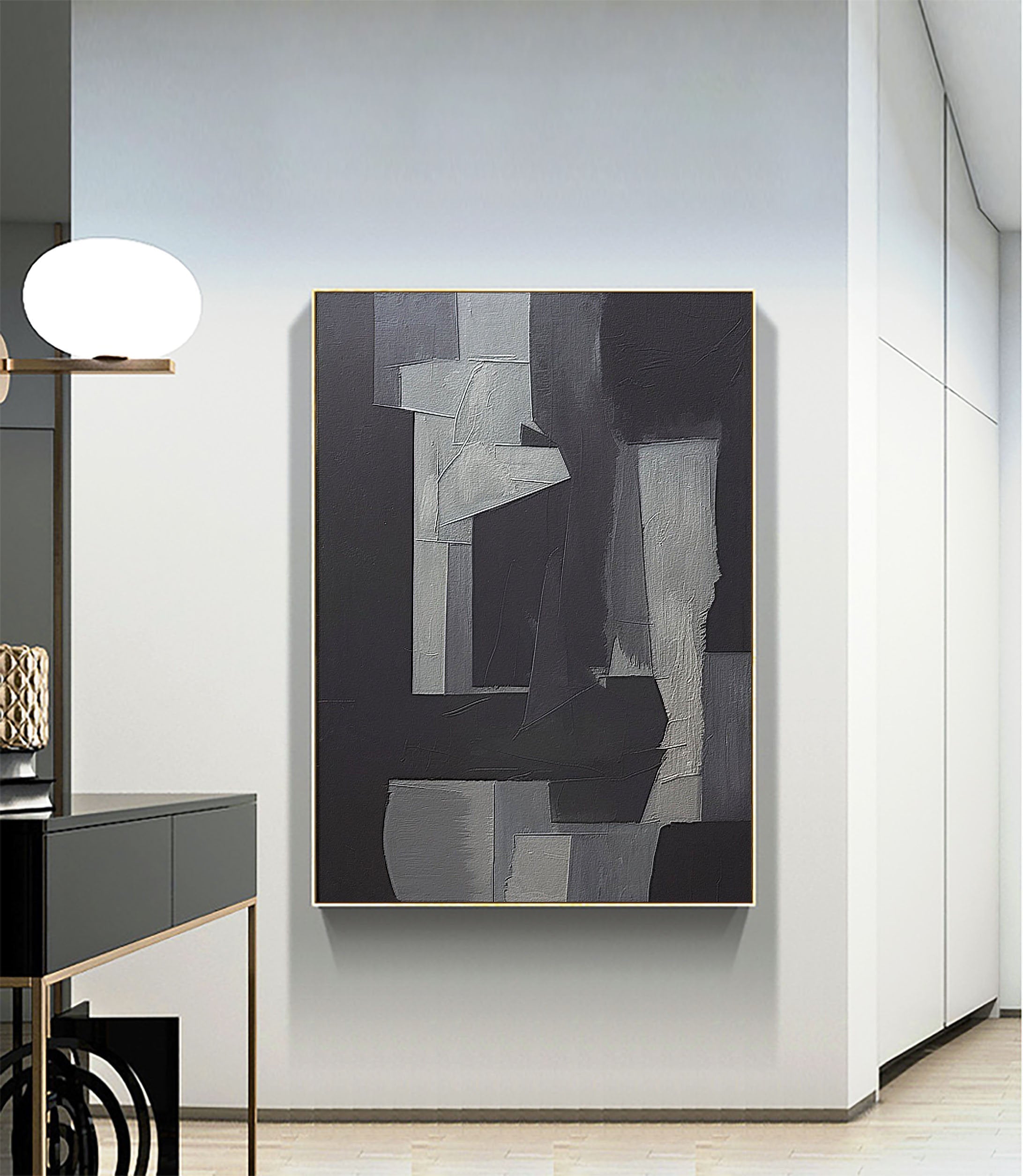 Minimalist Zen Canvas Painting #MZ045