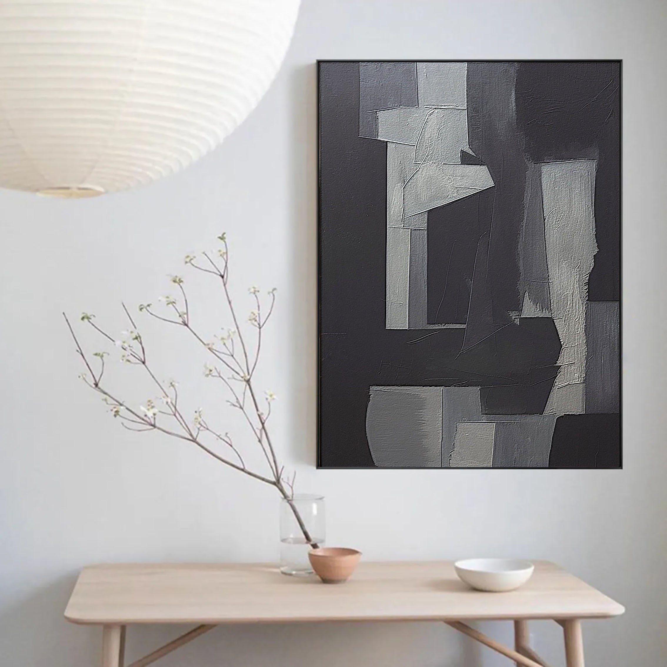 Minimalist Zen Canvas Painting #MZ045
