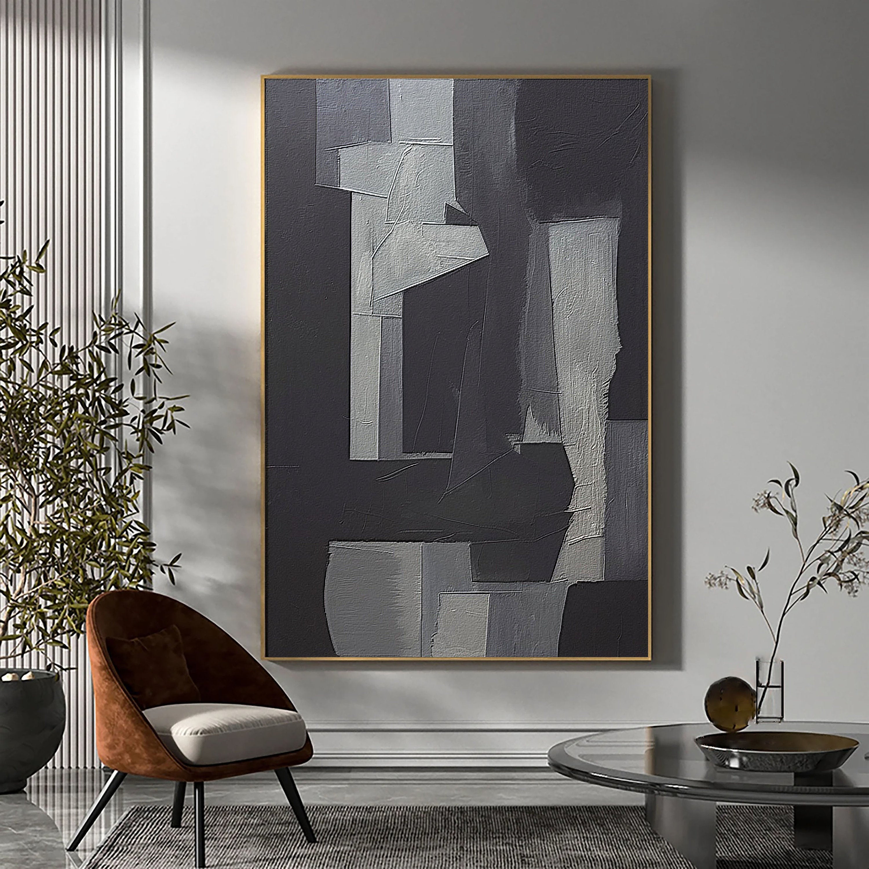Minimalist Zen Canvas Painting #MZ045