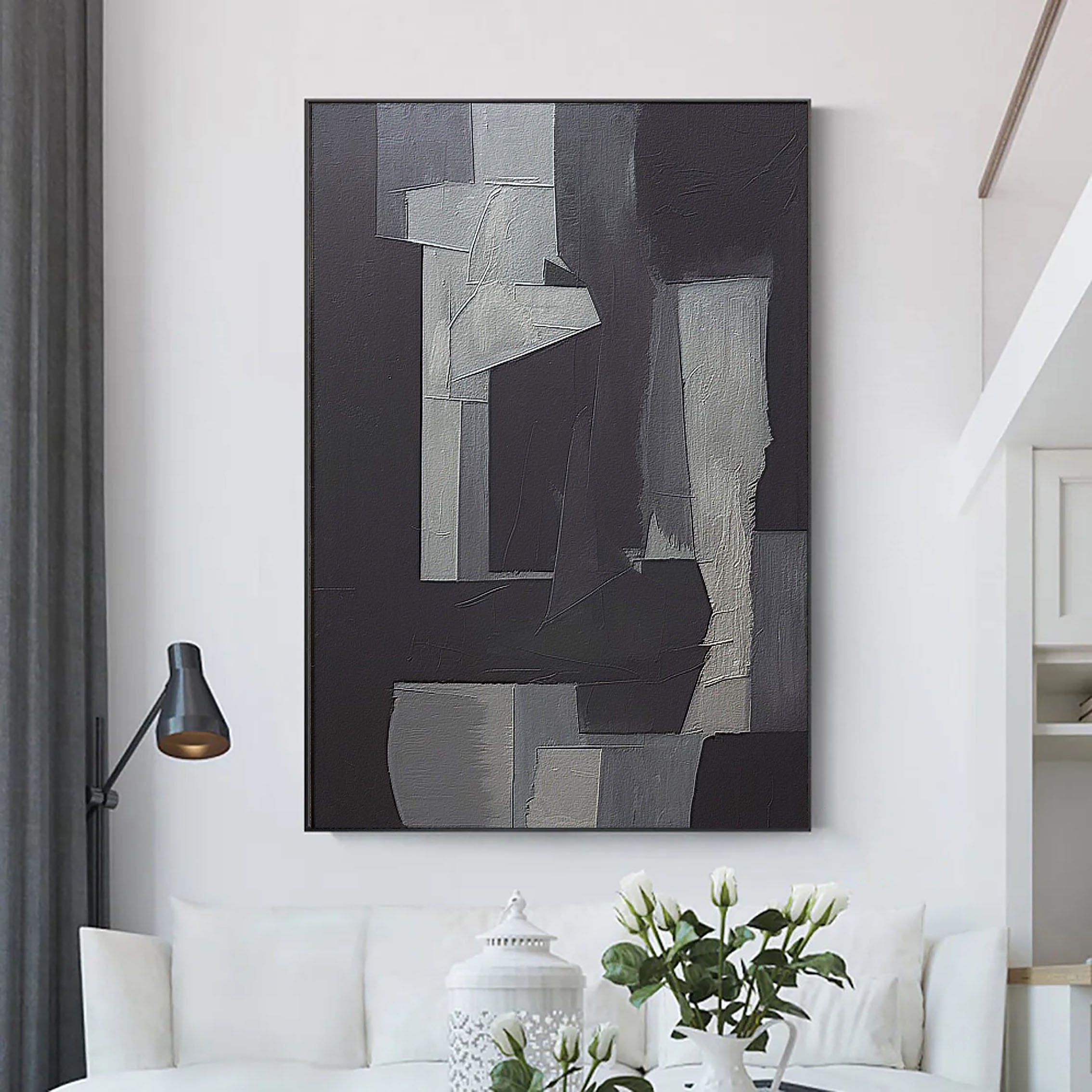 Minimalist Zen Canvas Painting #MZ045