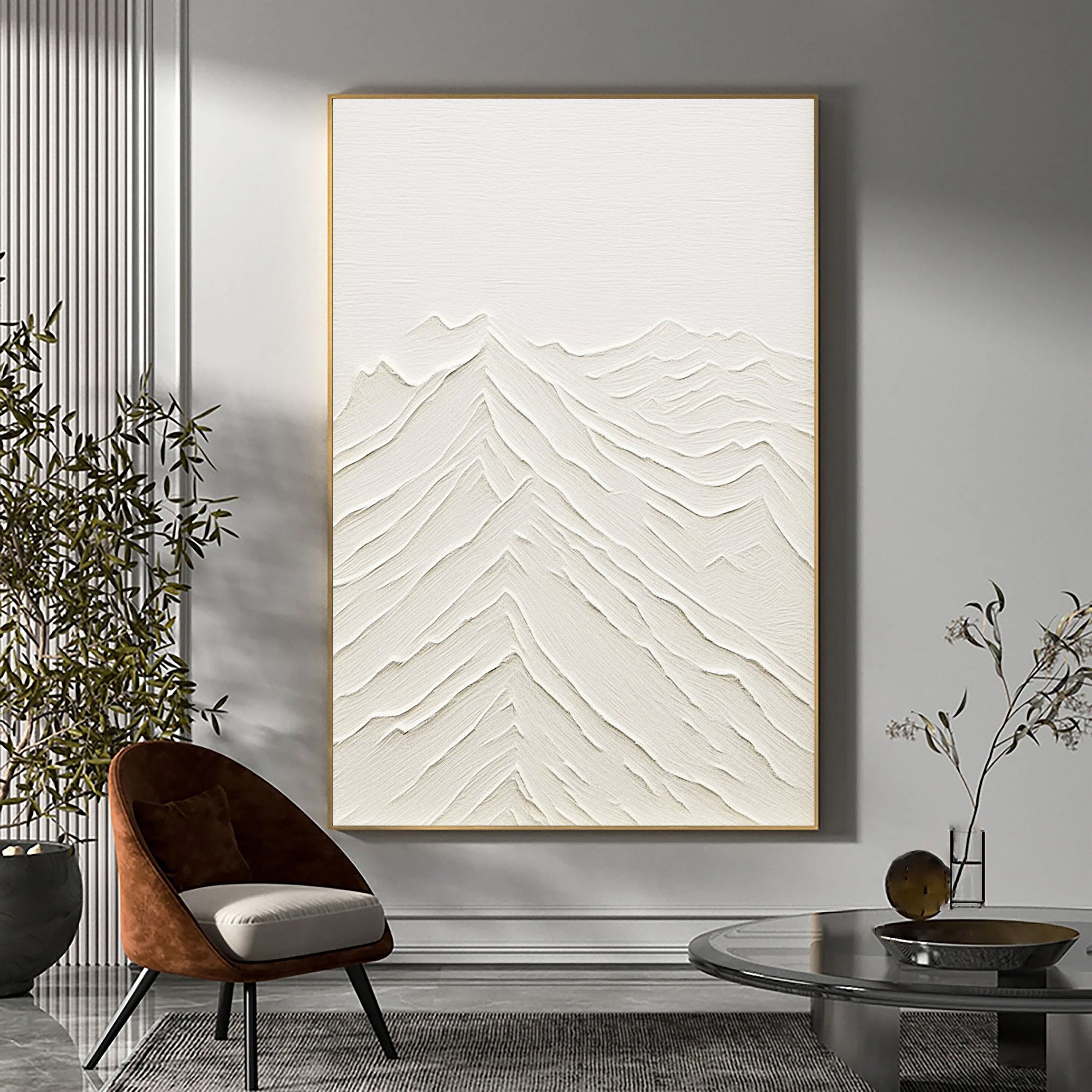 Plaster Art Minimalist Textured Painting #MM090